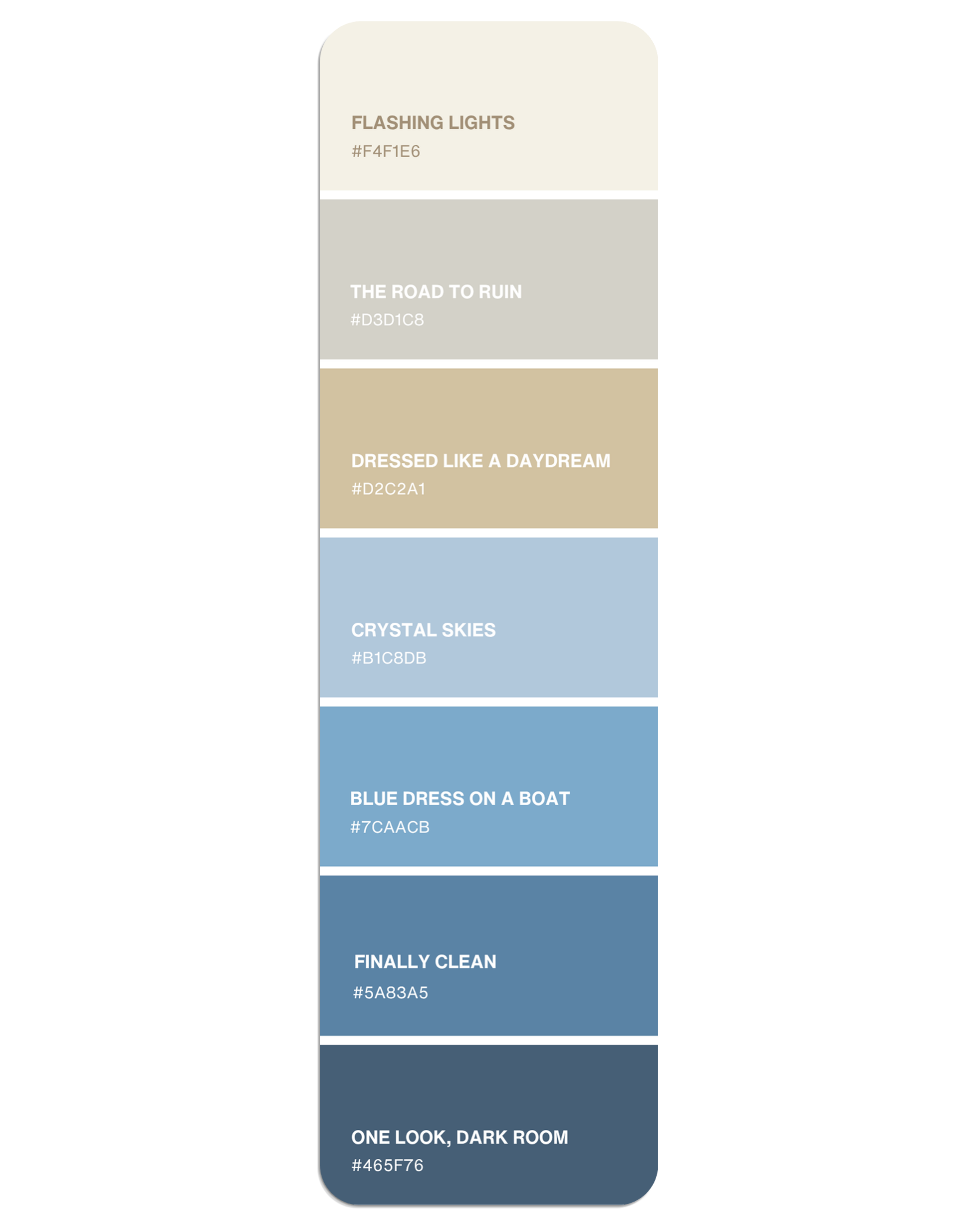 1989 Era Paint Swatch Bookmark