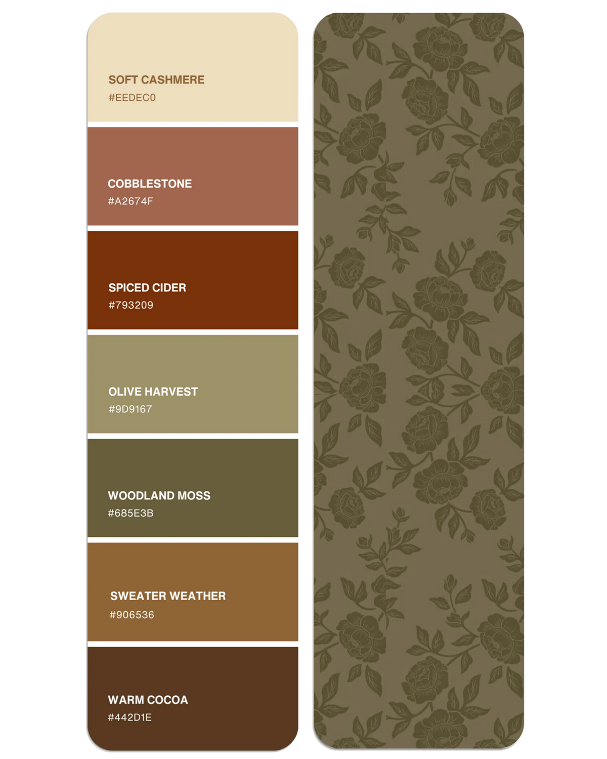 Autumn in Bloom Bookmark Duo