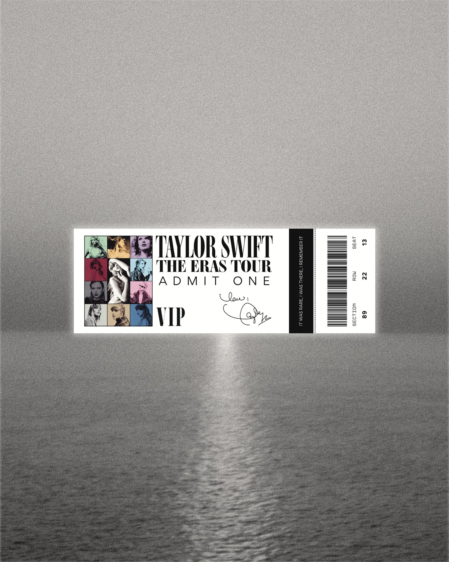 Eras Ticket Bookmark