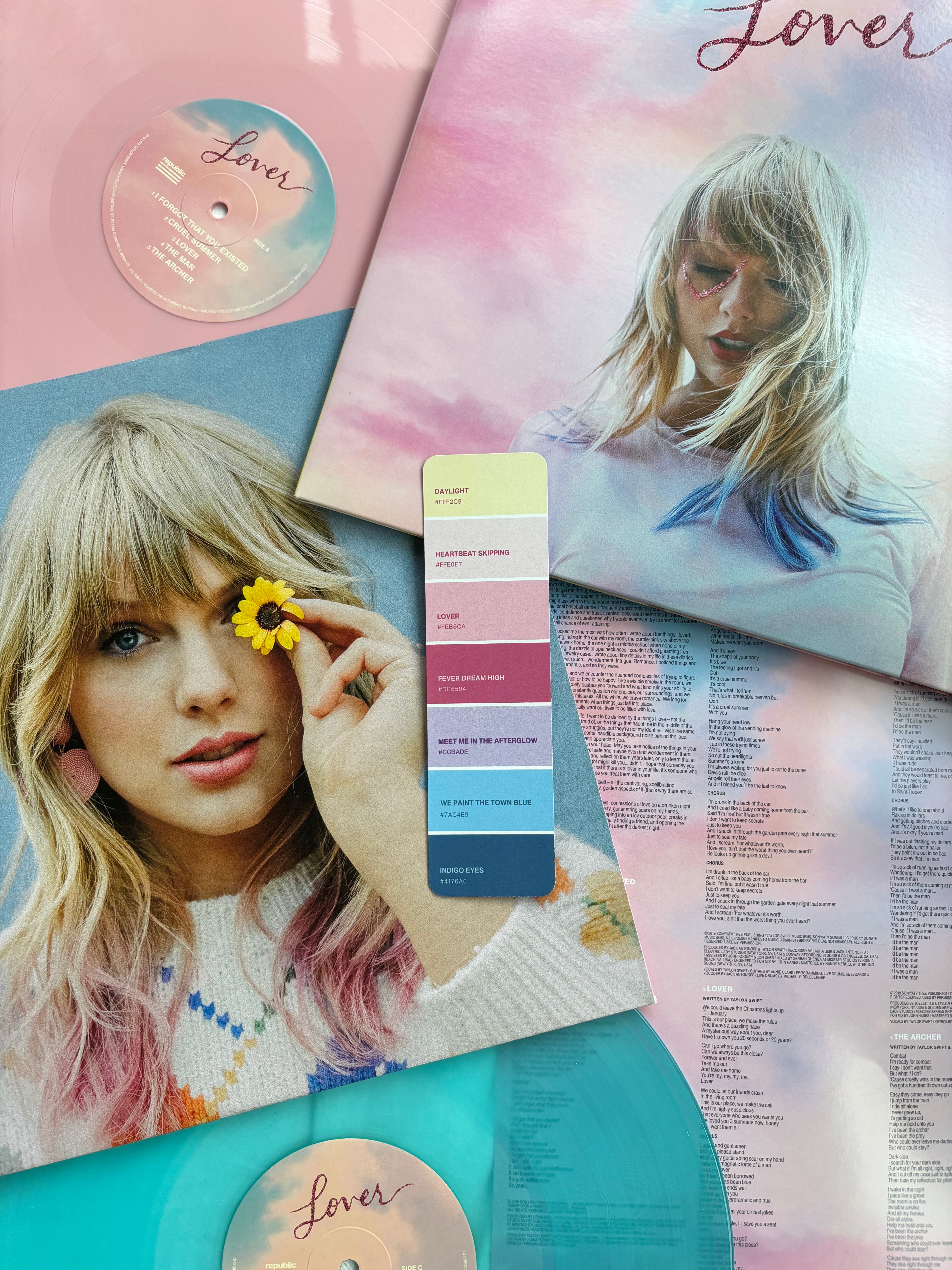 Lover Era Paint Swatch Bookmark