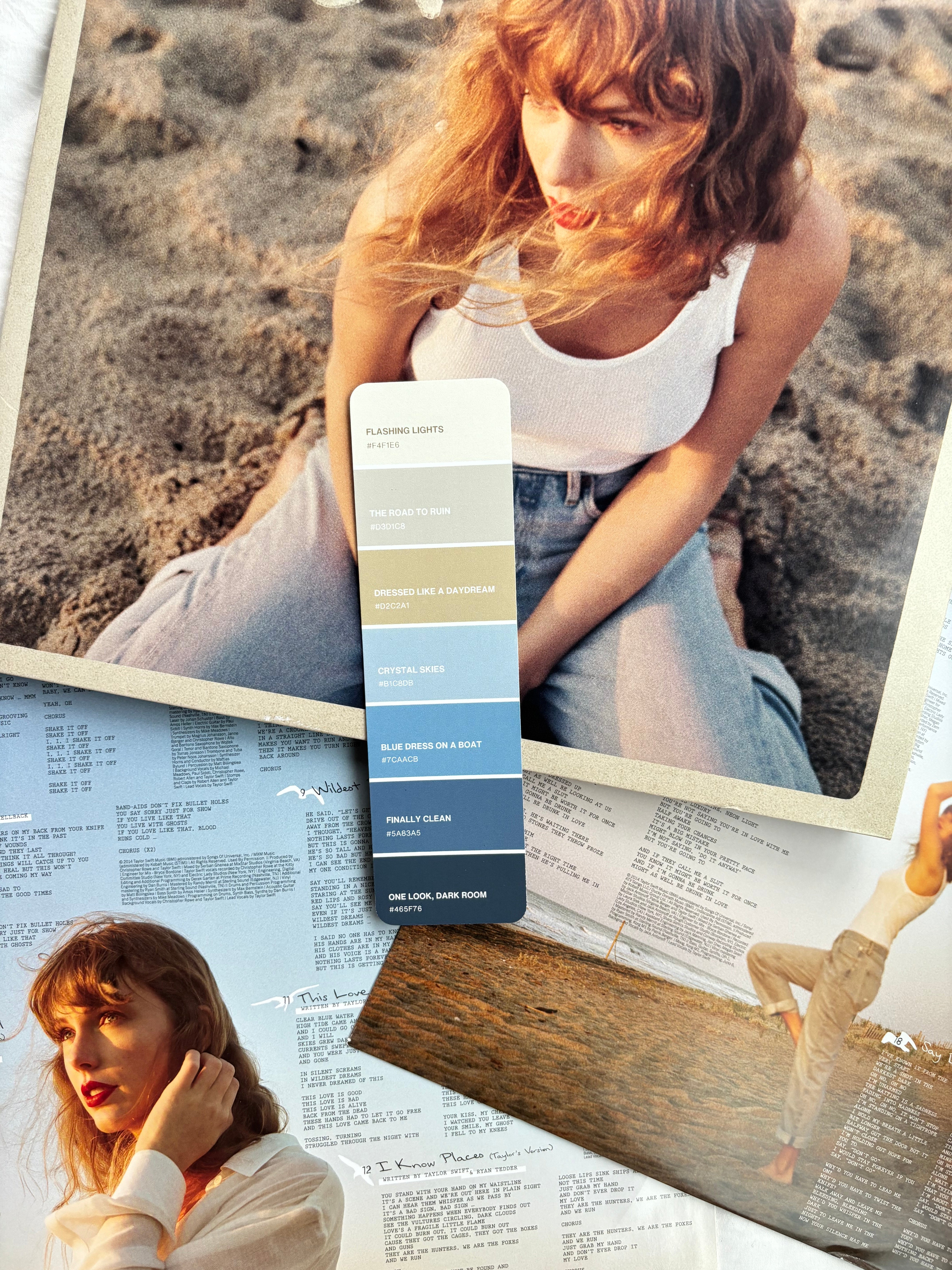 1989 Era Paint Swatch Bookmark