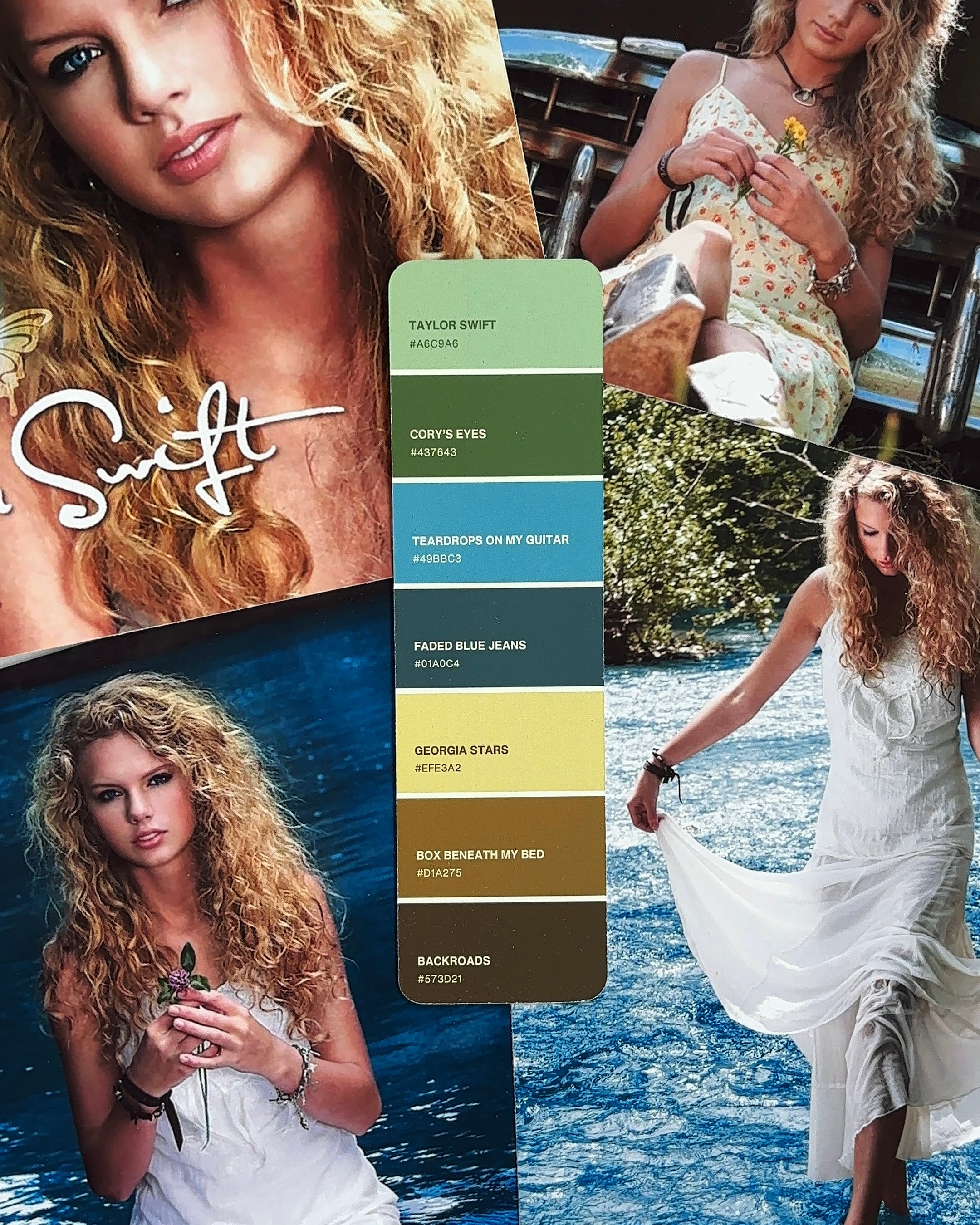 Debut Era Paint Swatch Bookmark