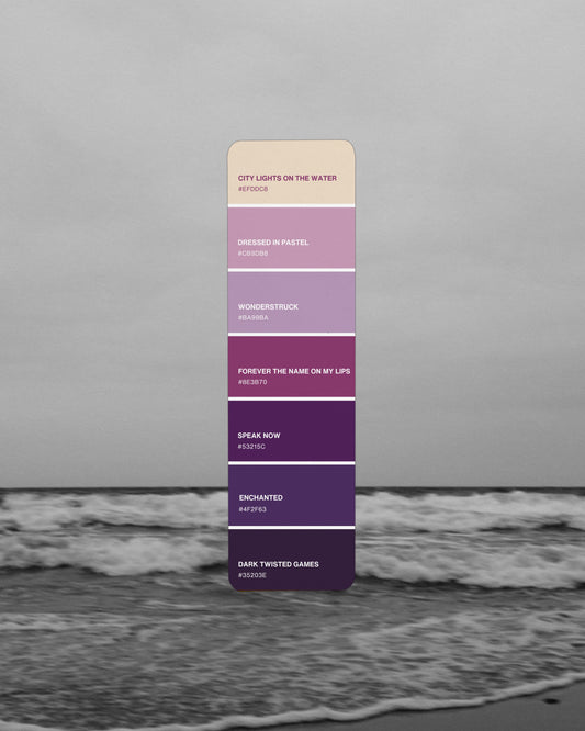 Speak Now Era Paint Swatch Bookmark