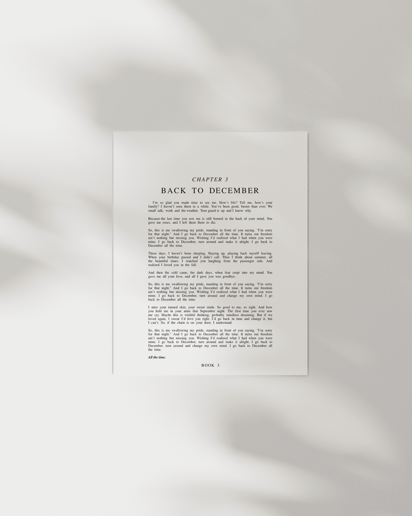 The Speak Now Chapter Art Prints