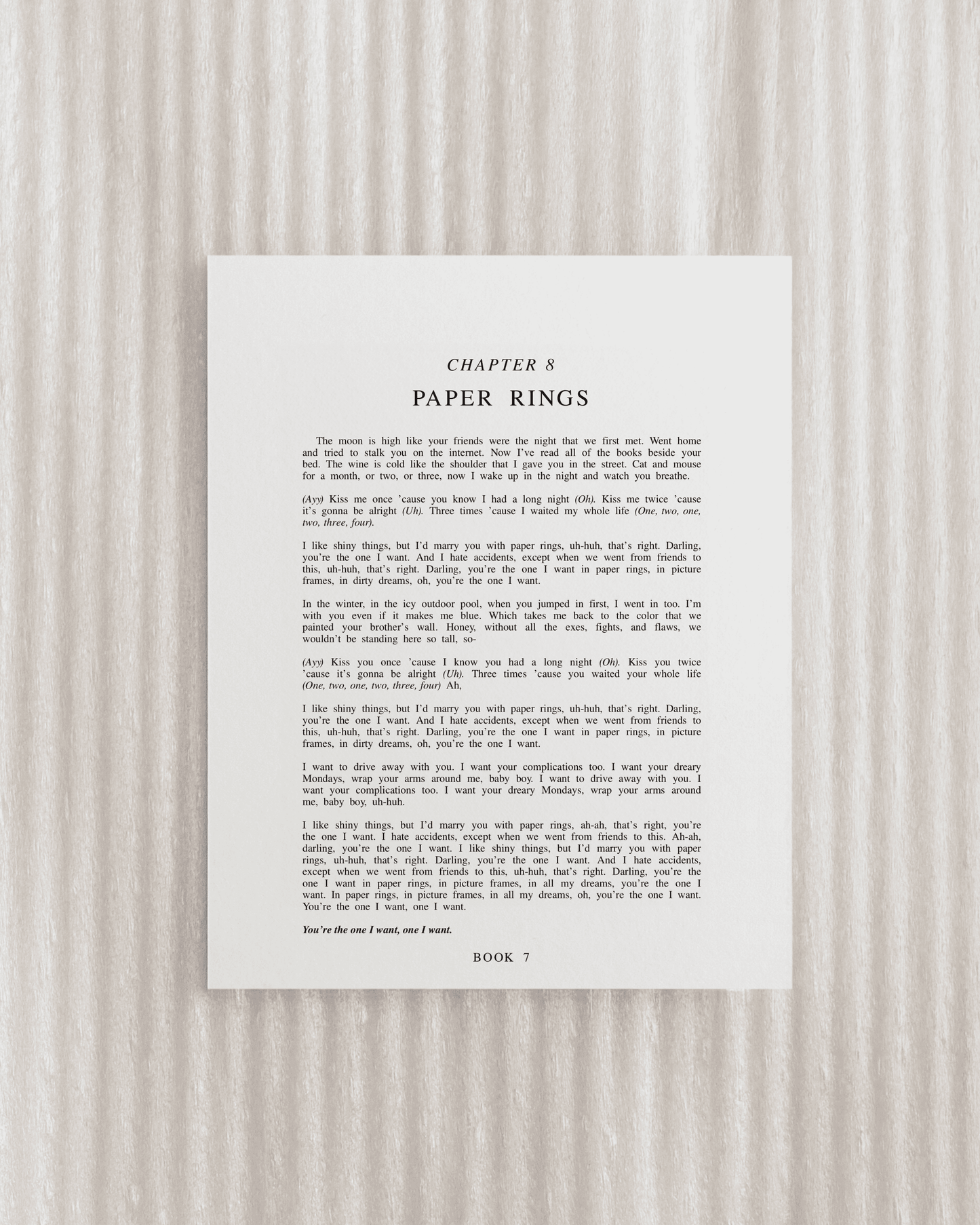 The Lover Chapter Art Prints