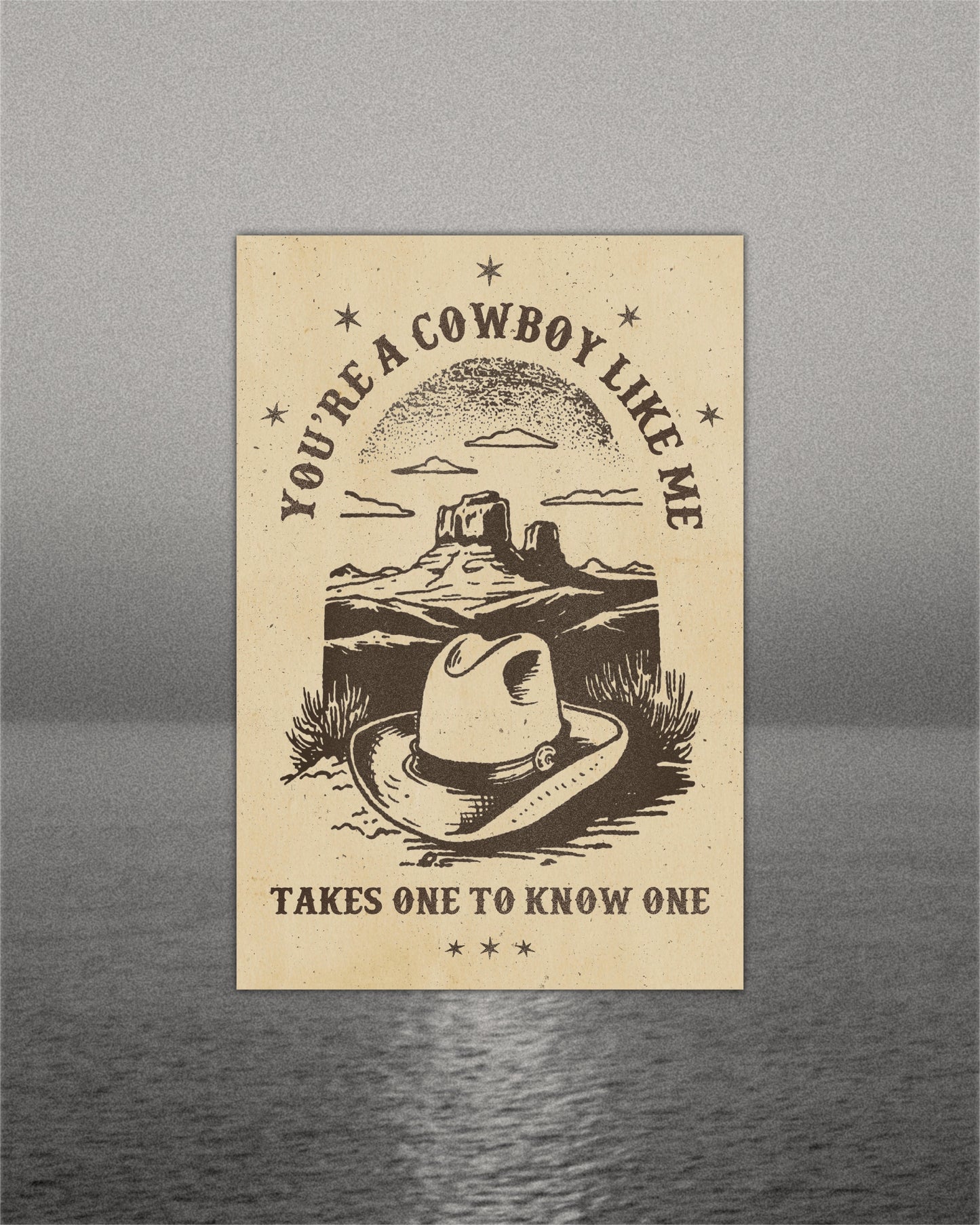Cowboy Like Me Postcard