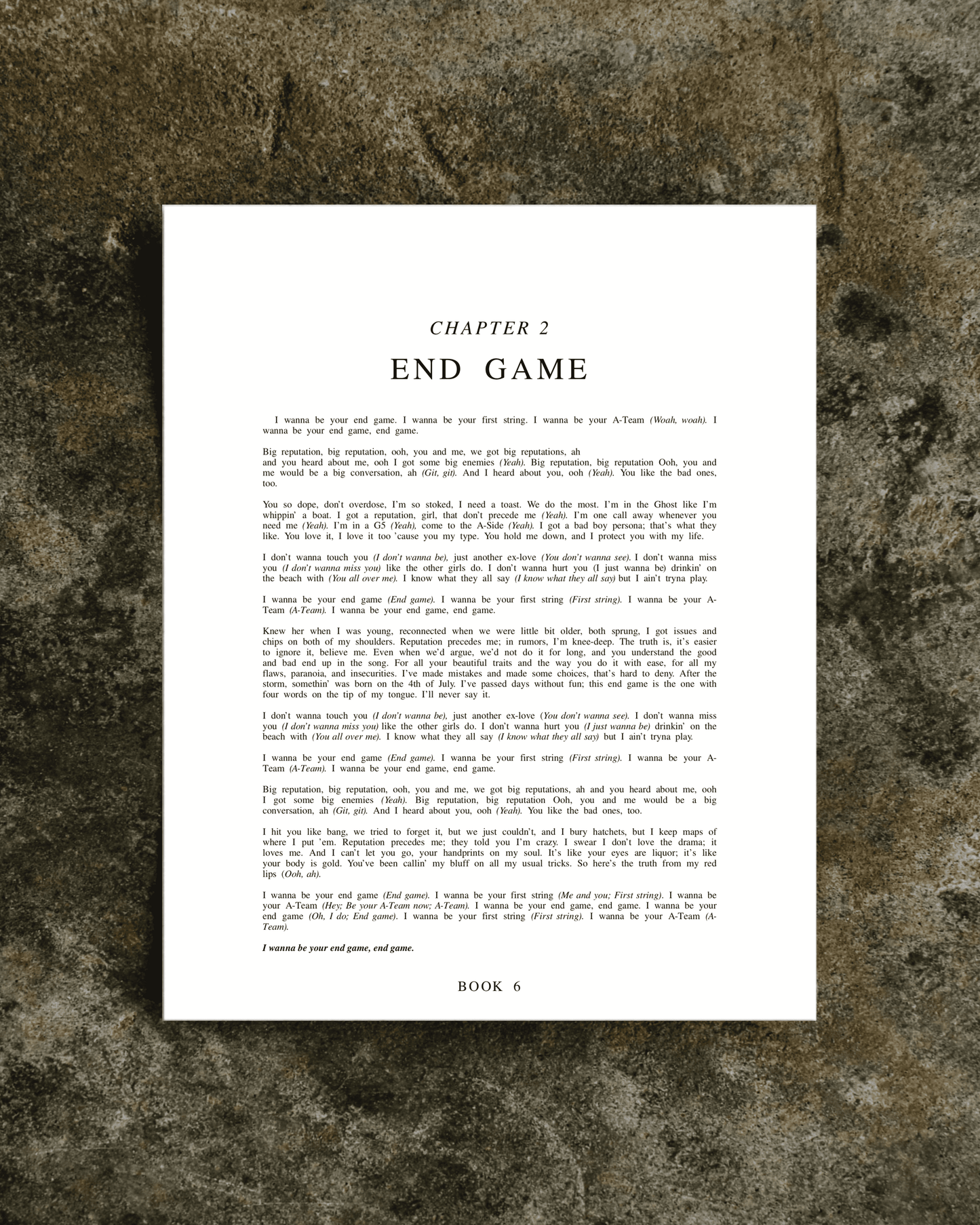 The Reputation Chapter Art Prints