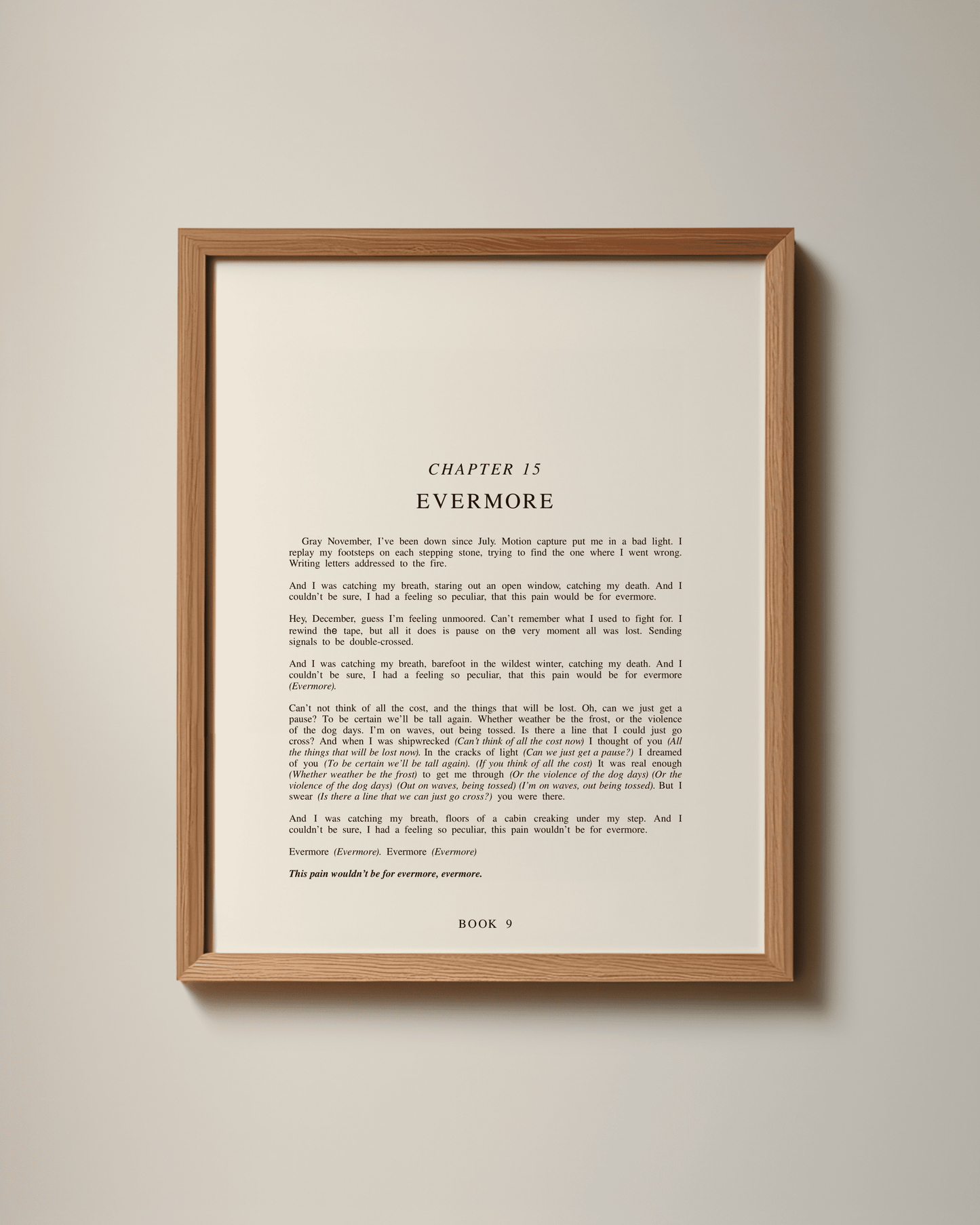 The Evermore Chapter Art Prints