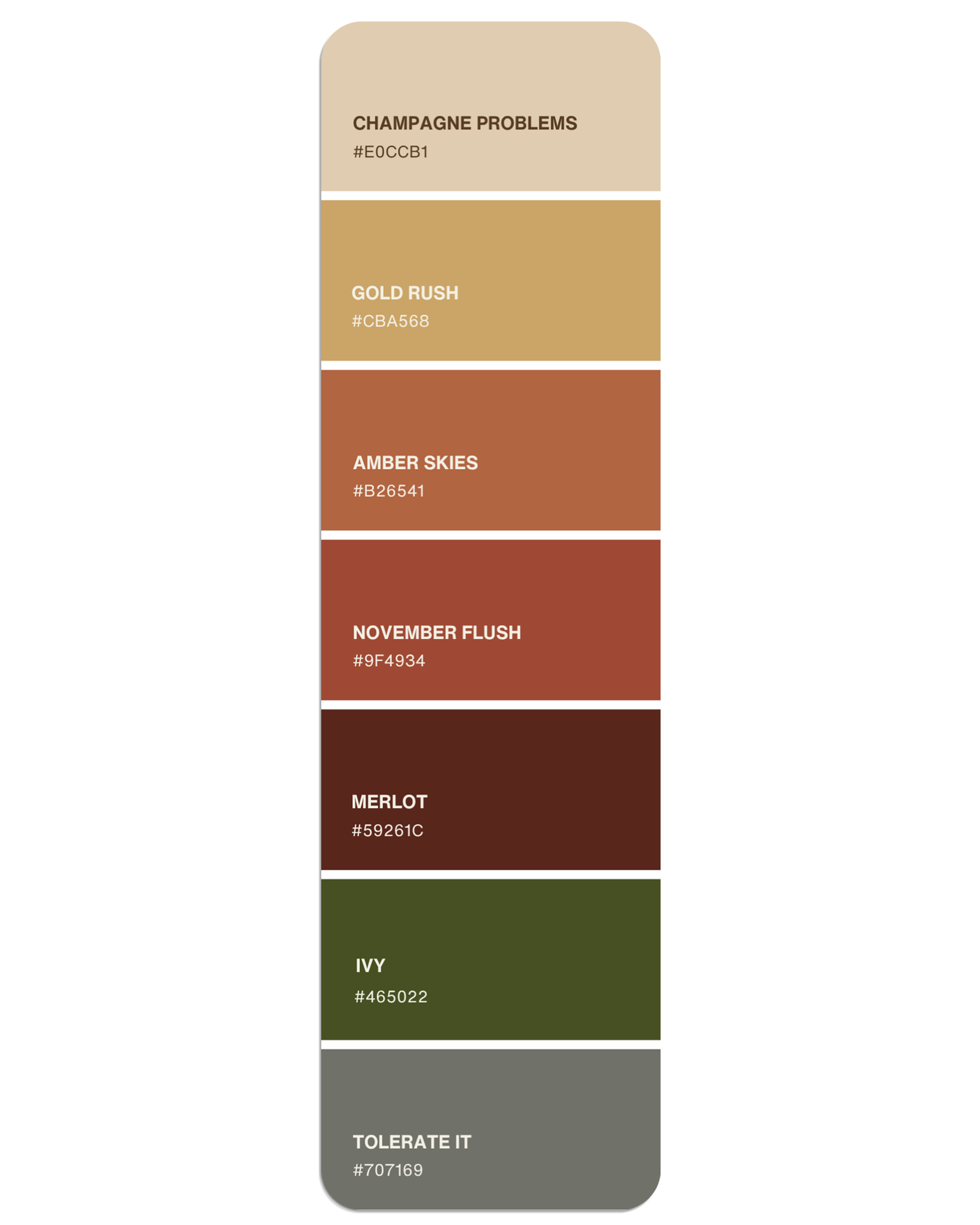 Evermore Era Paint Swatch Bookmark