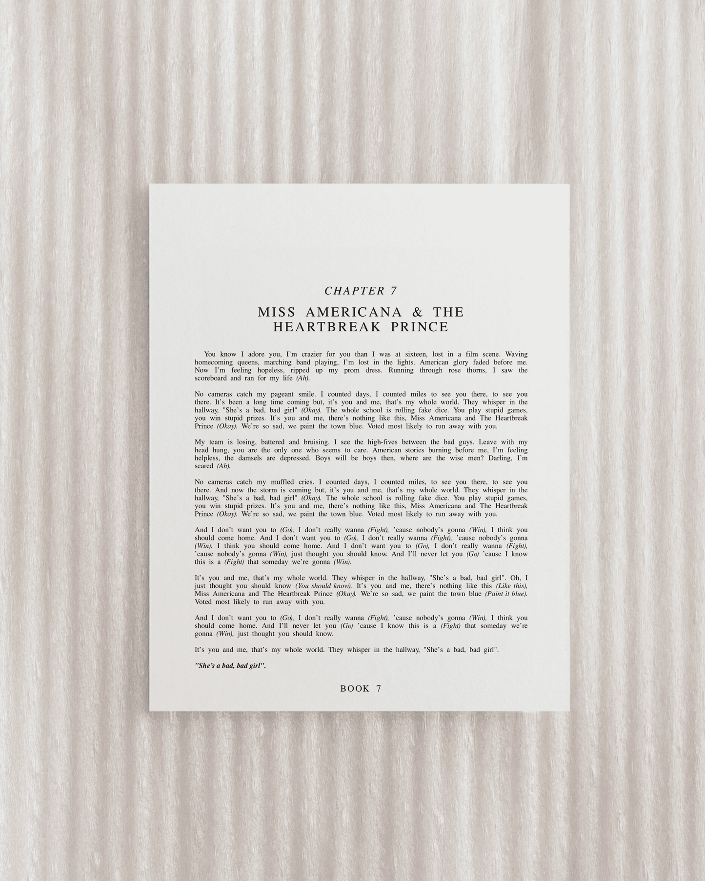 The Lover Chapter Art Prints