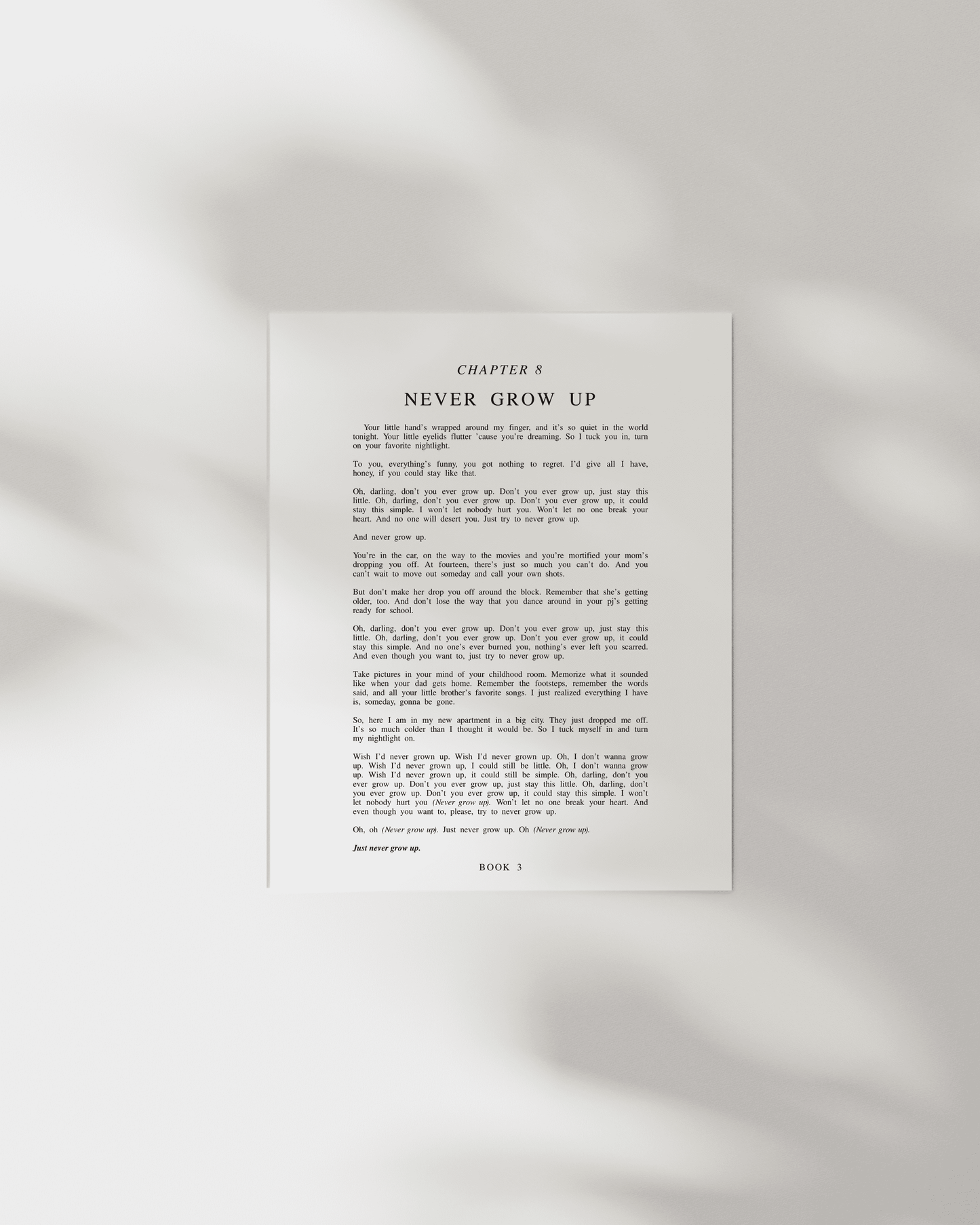The Speak Now Chapter Art Prints