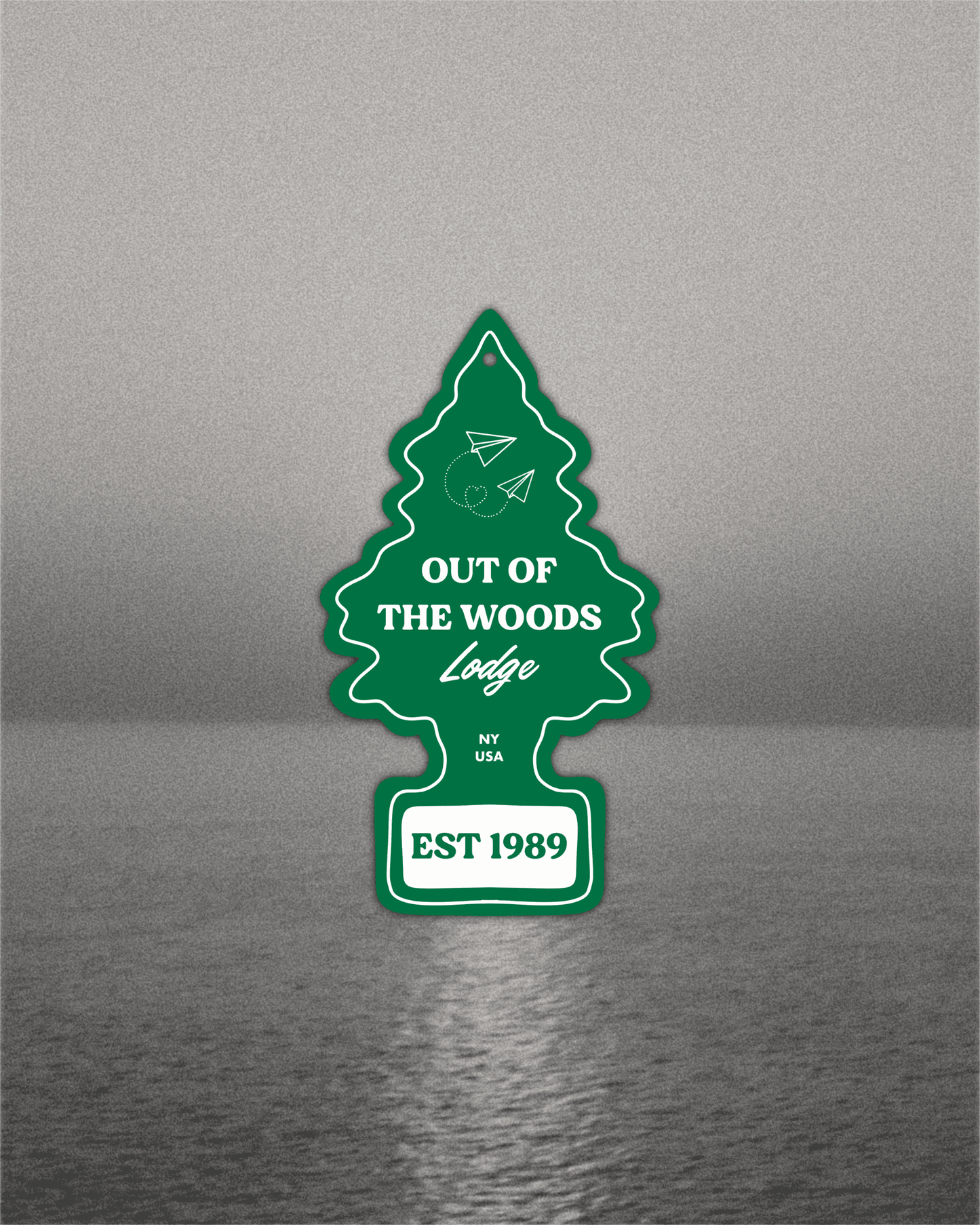Out Of The Woods Car Freshener Sticker