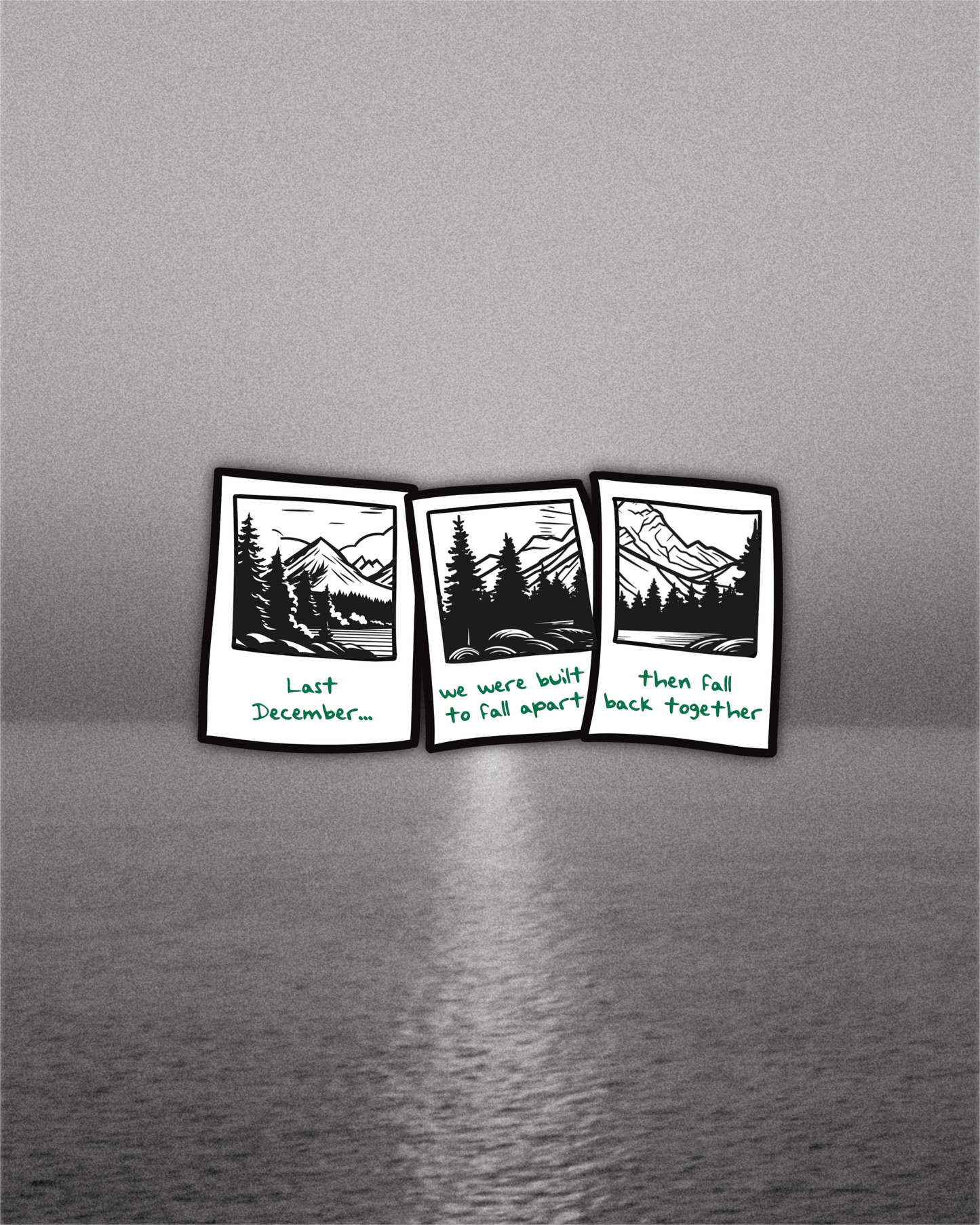 Out Of The Woods Polaroid Sticker