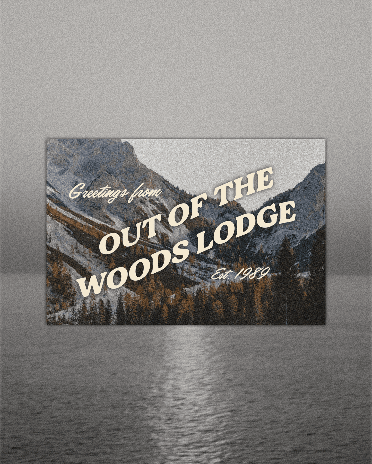 Out Of The Woods Lodge Postcard