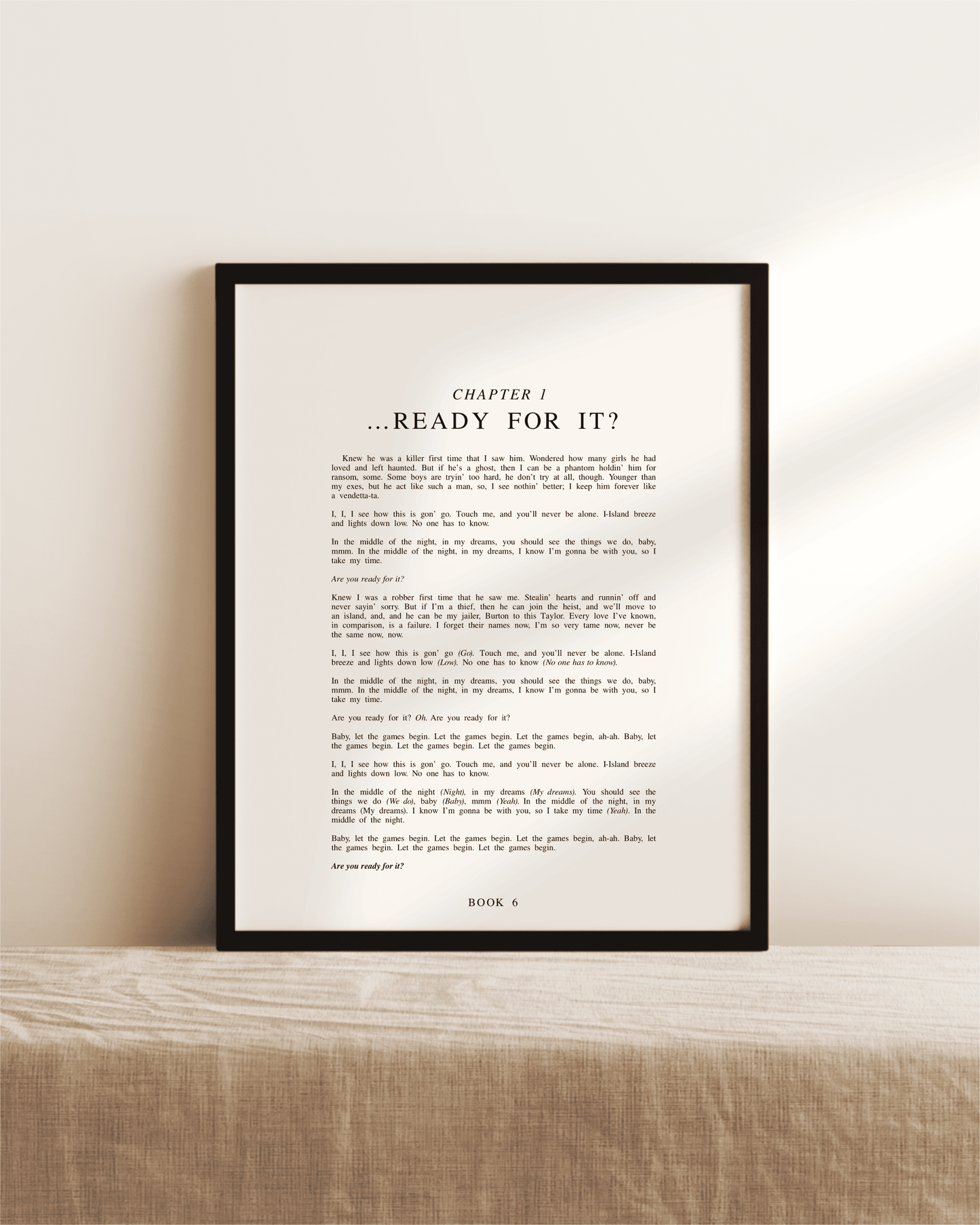 The Reputation Chapter Art Prints