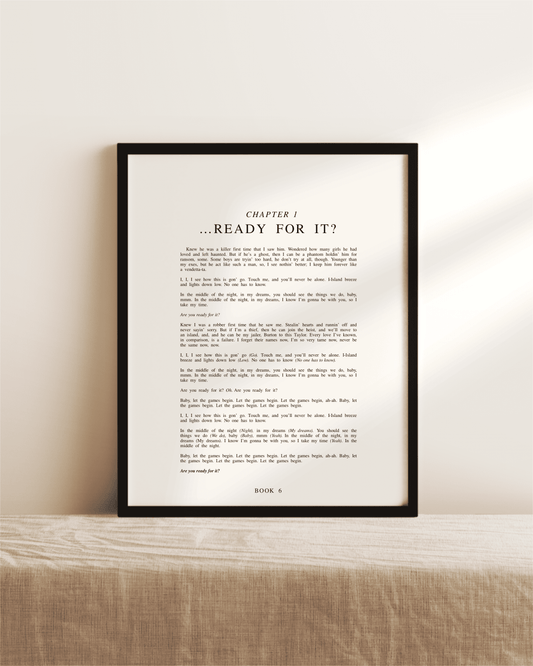 The Reputation Chapter Art Prints