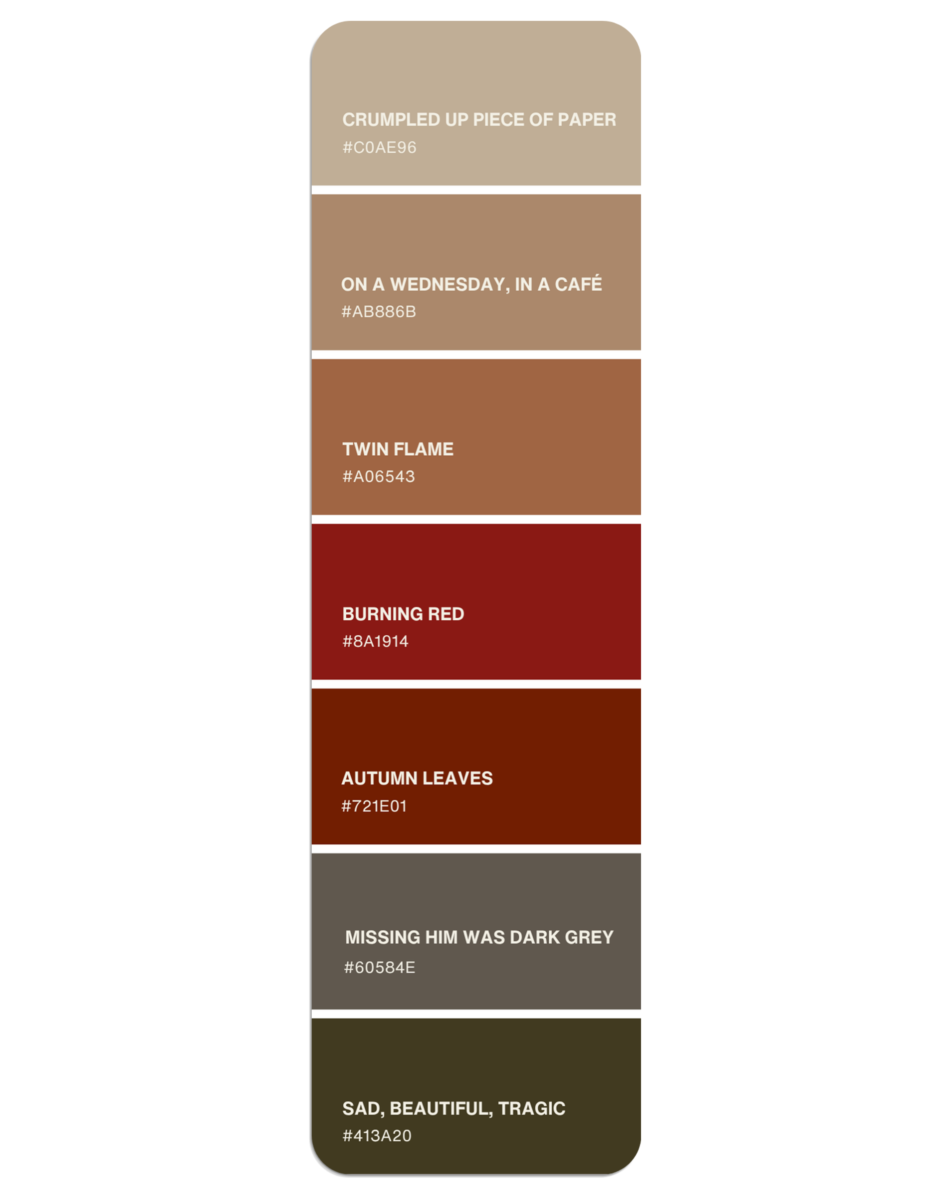 Red Era Paint Swatch Bookmark