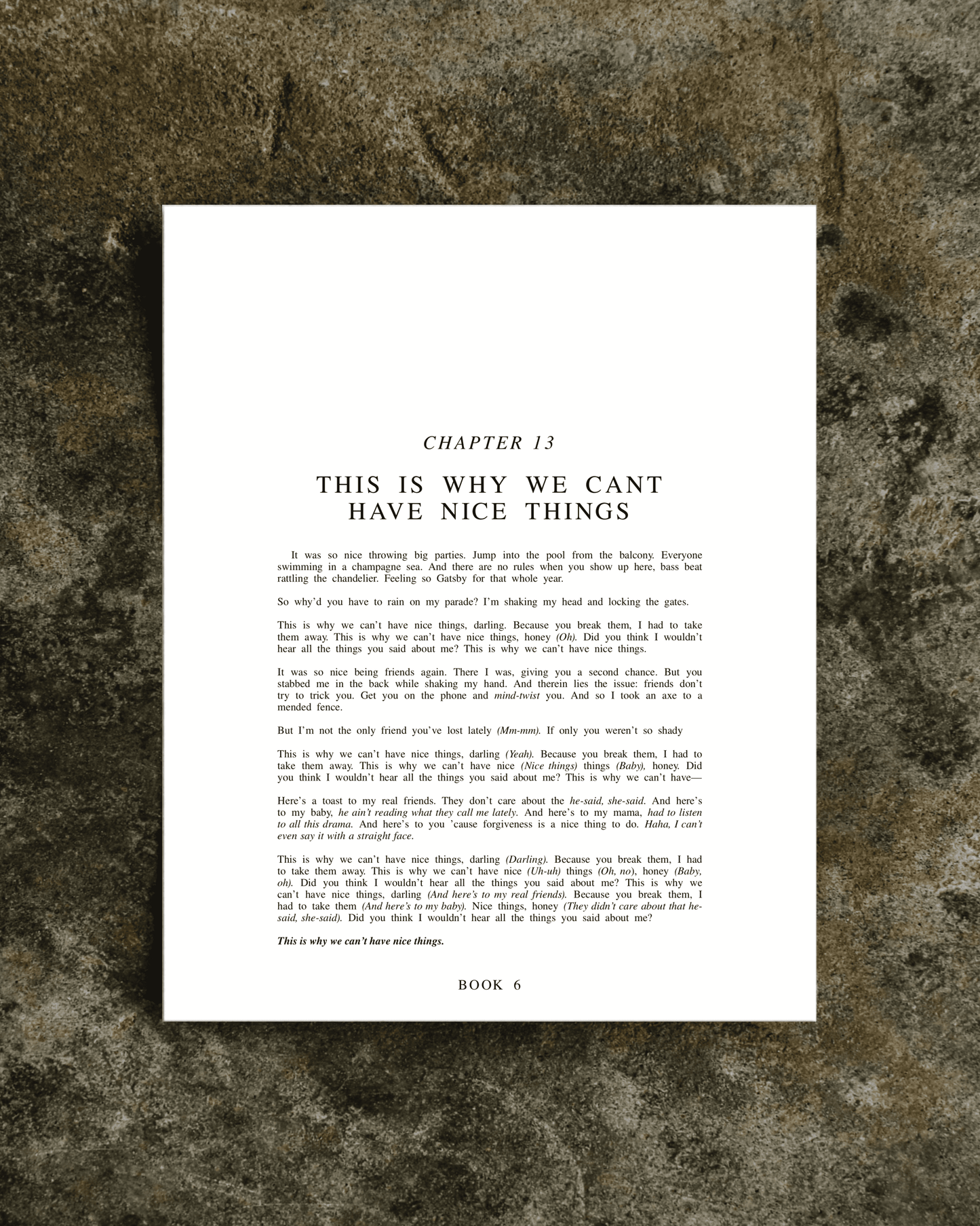 The Reputation Chapter Art Prints