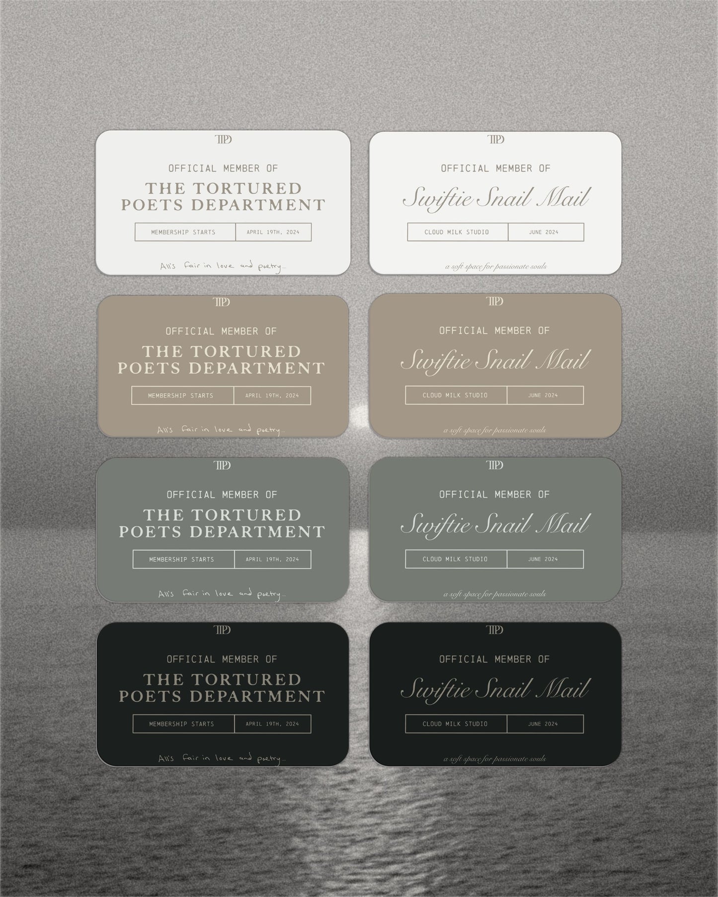 TTPD Membership Cards