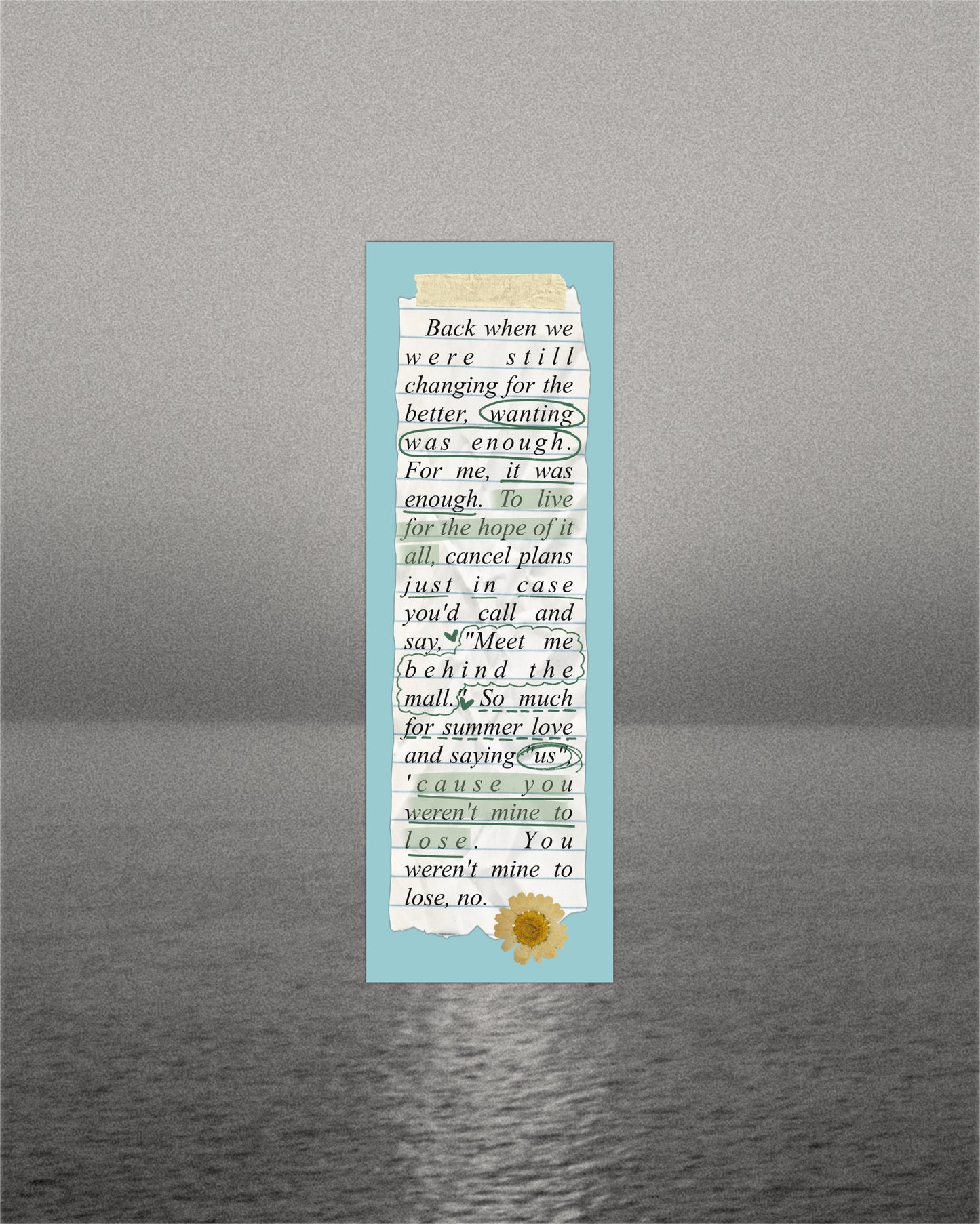 August Bookmark