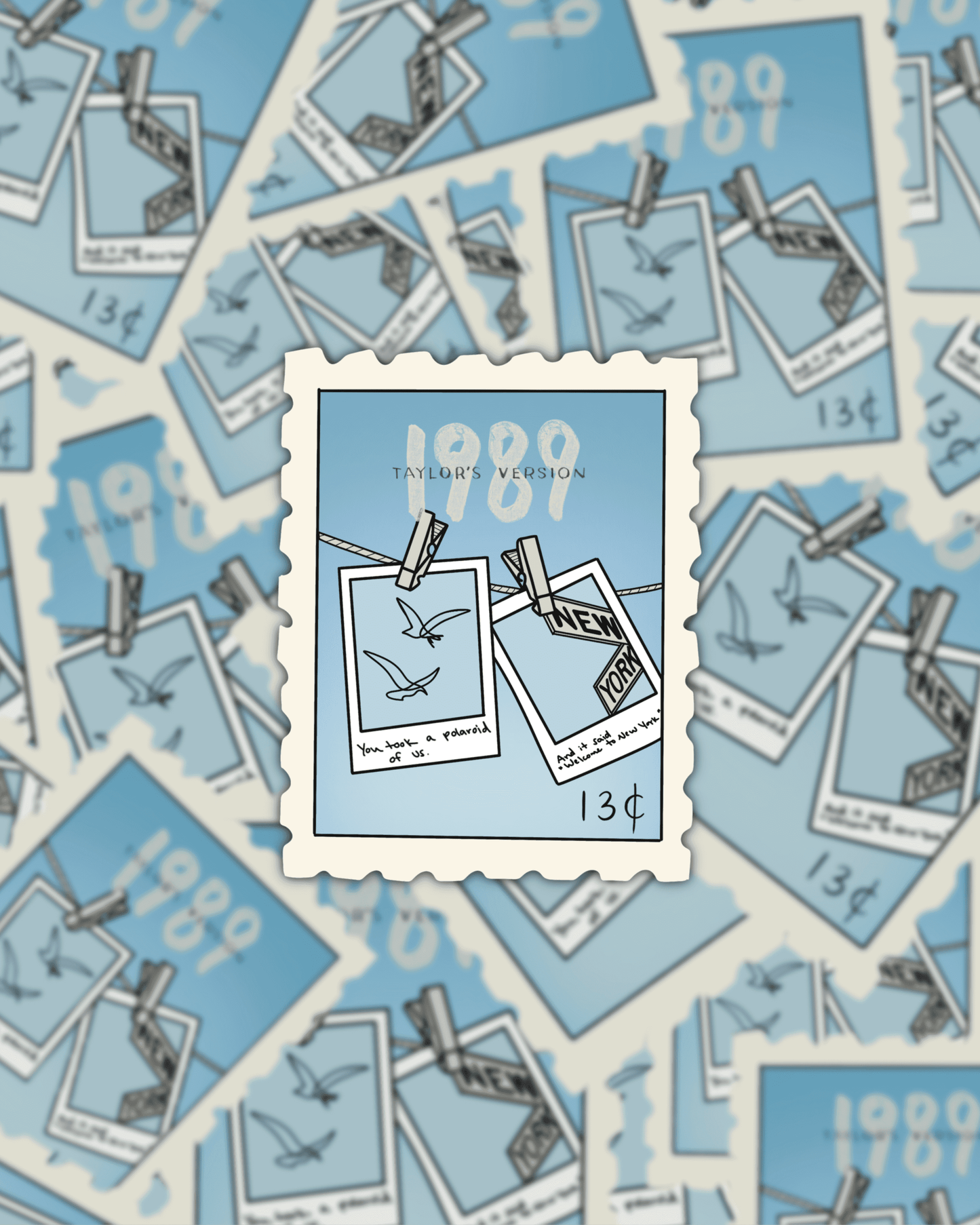 1989 Stamp Sticker *MISPRINT*