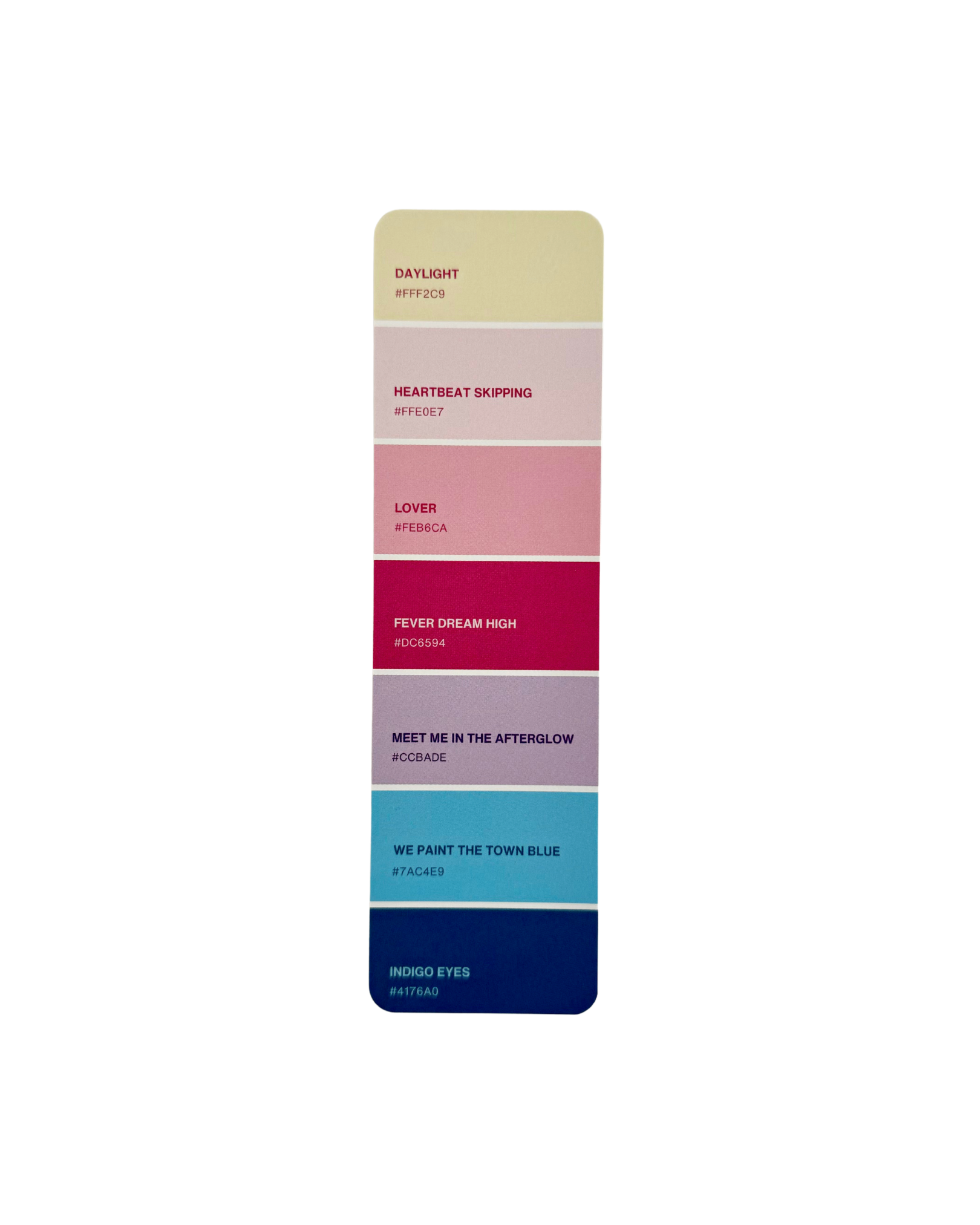 Lover Era Paint Swatch Bookmark