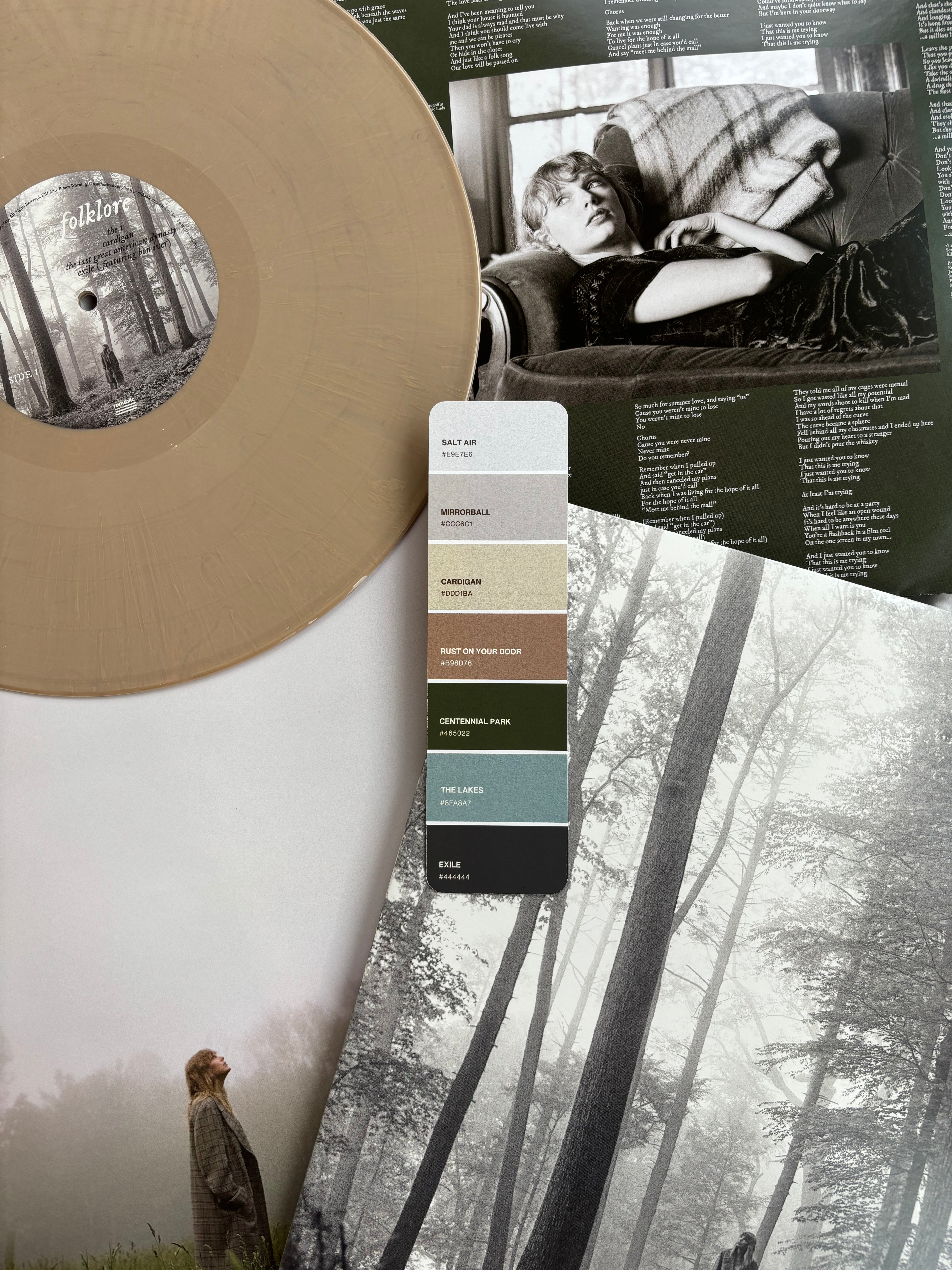 Folklore Era Paint Swatch Bookmark