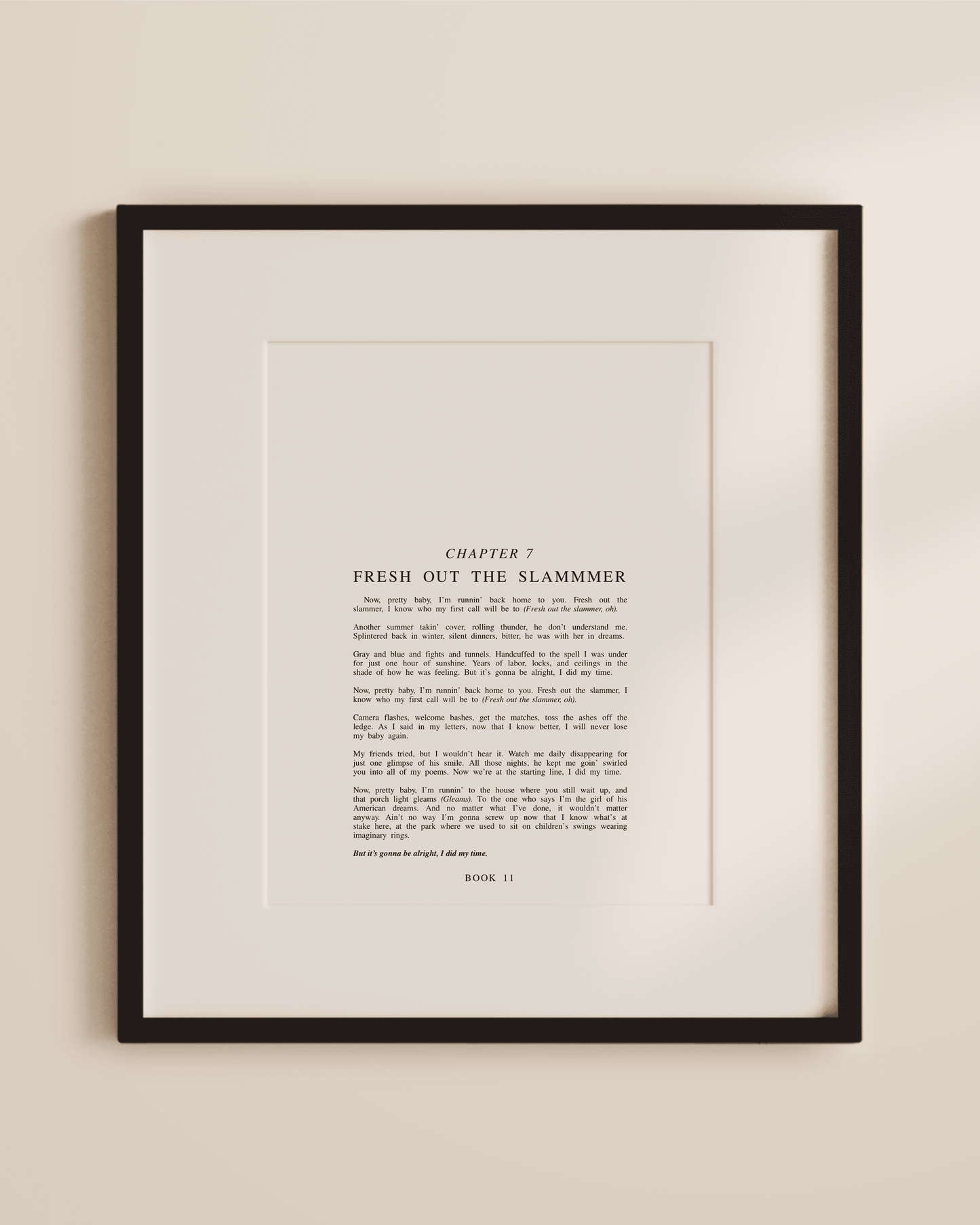 The Tortured Poets Department Chapter Art Prints
