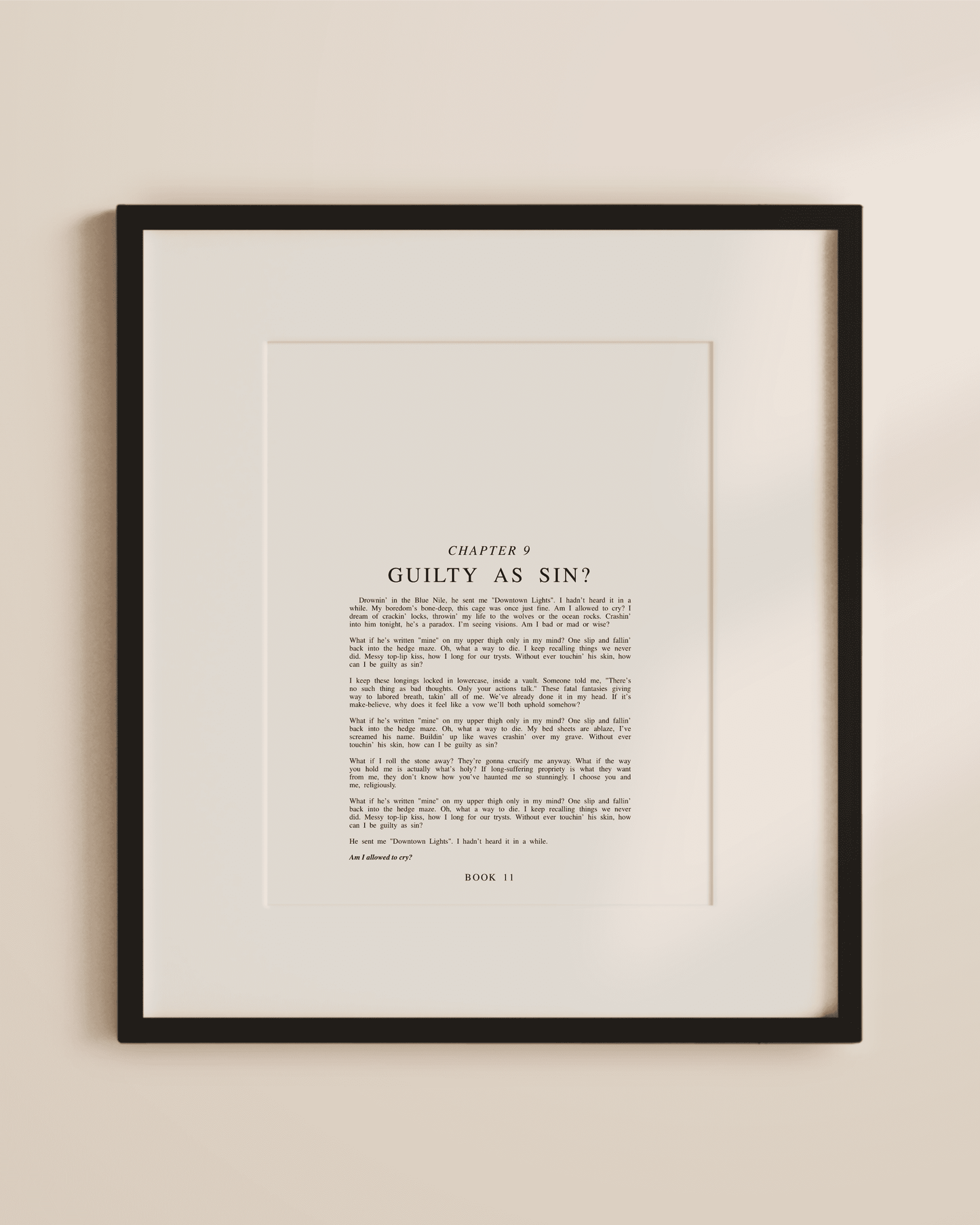 The Tortured Poets Department Chapter Art Prints