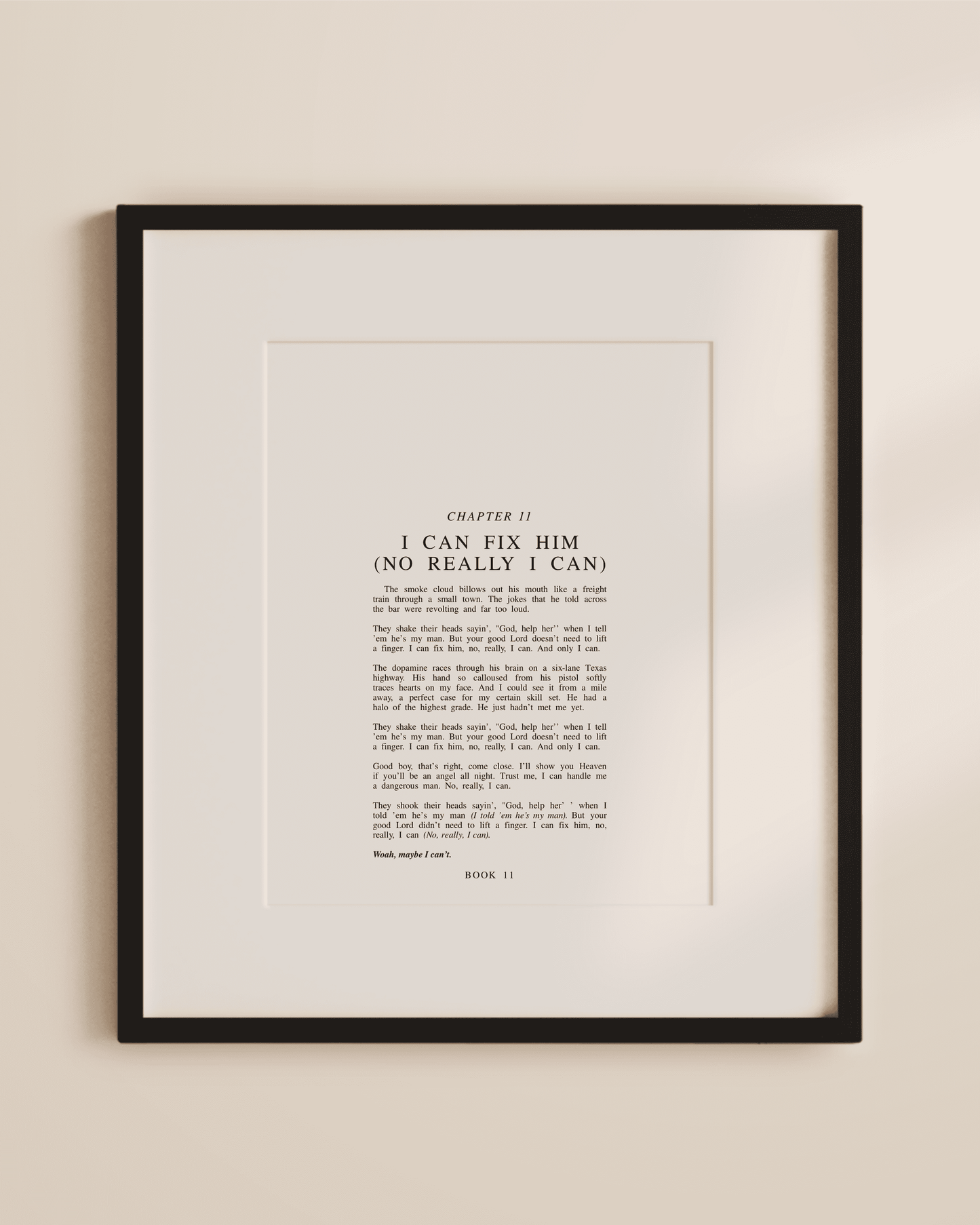 The Tortured Poets Department Chapter Art Prints