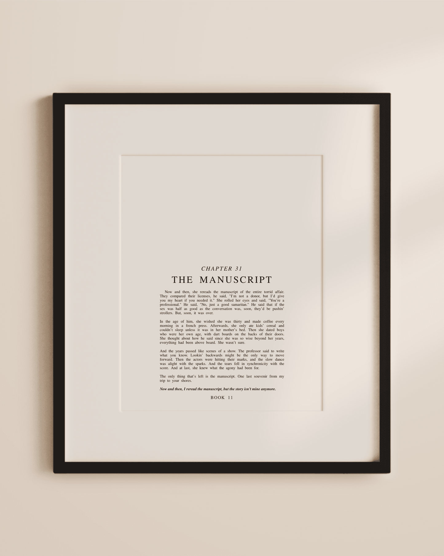 The Tortured Poets Department Chapter Art Prints
