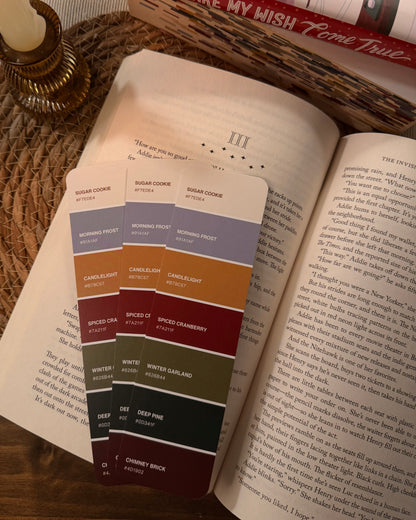 Winter Paint Swatch Bookmark