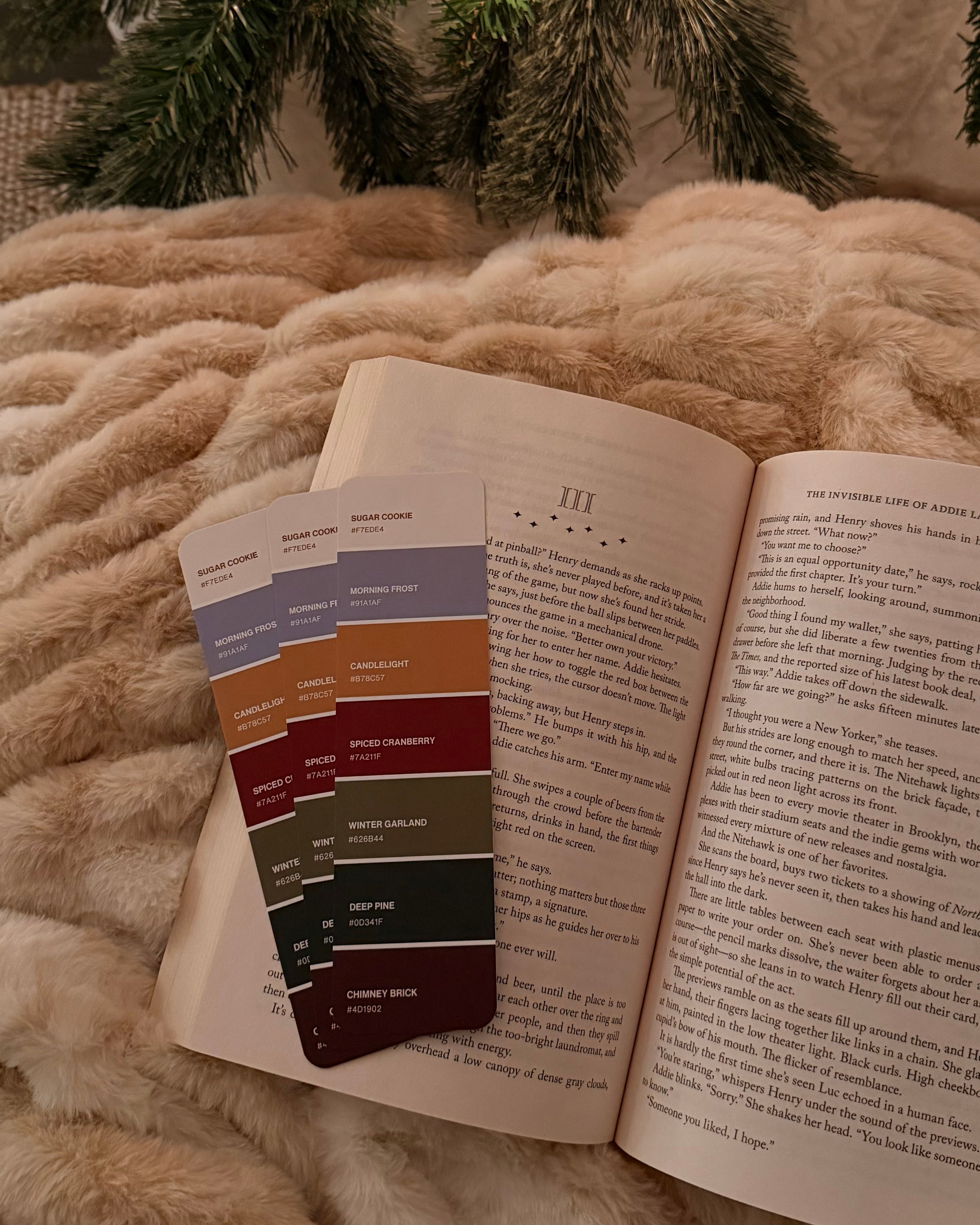 Winter Paint Swatch Bookmark