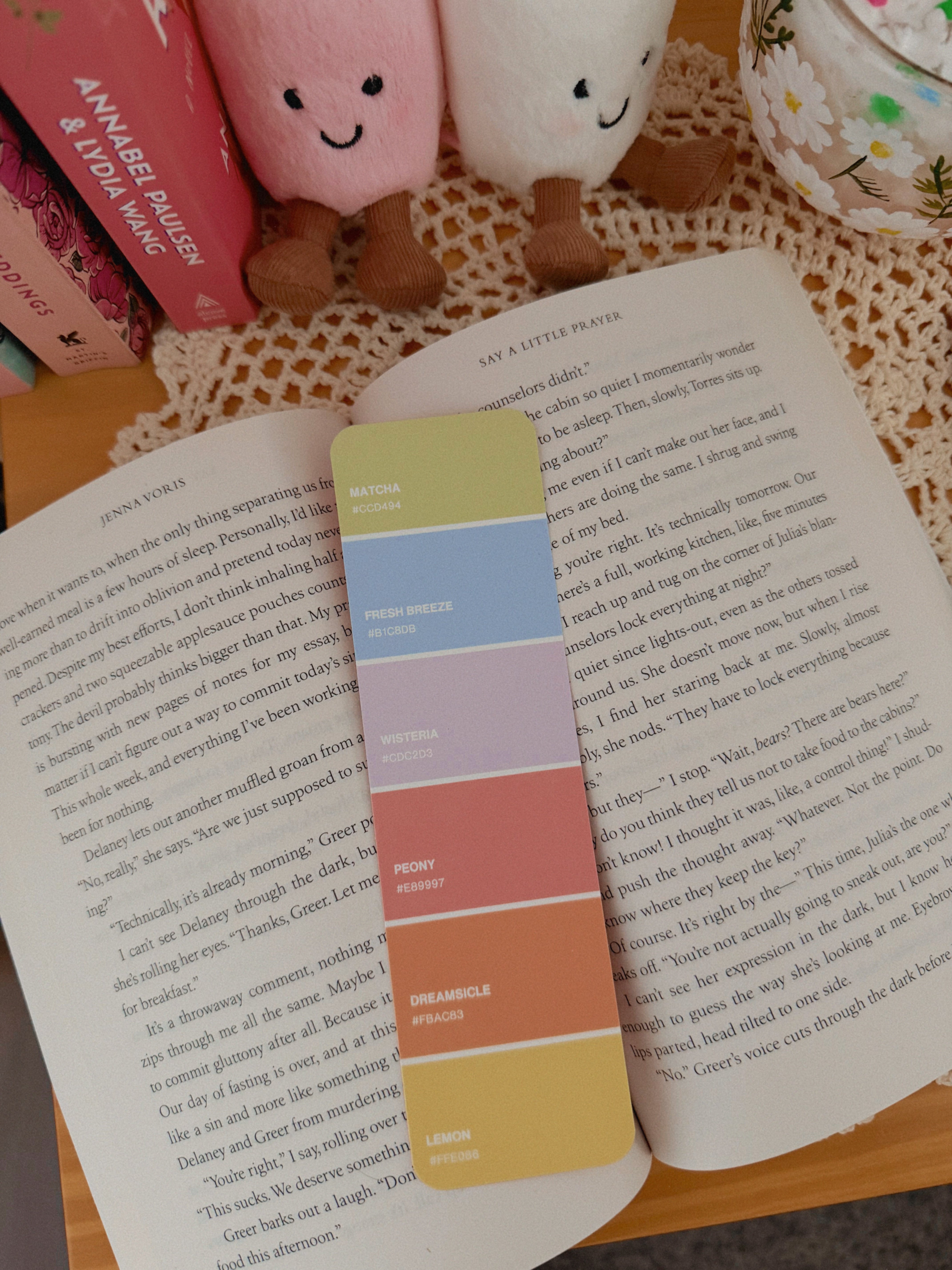 Spring Paint Swatch Bookmark