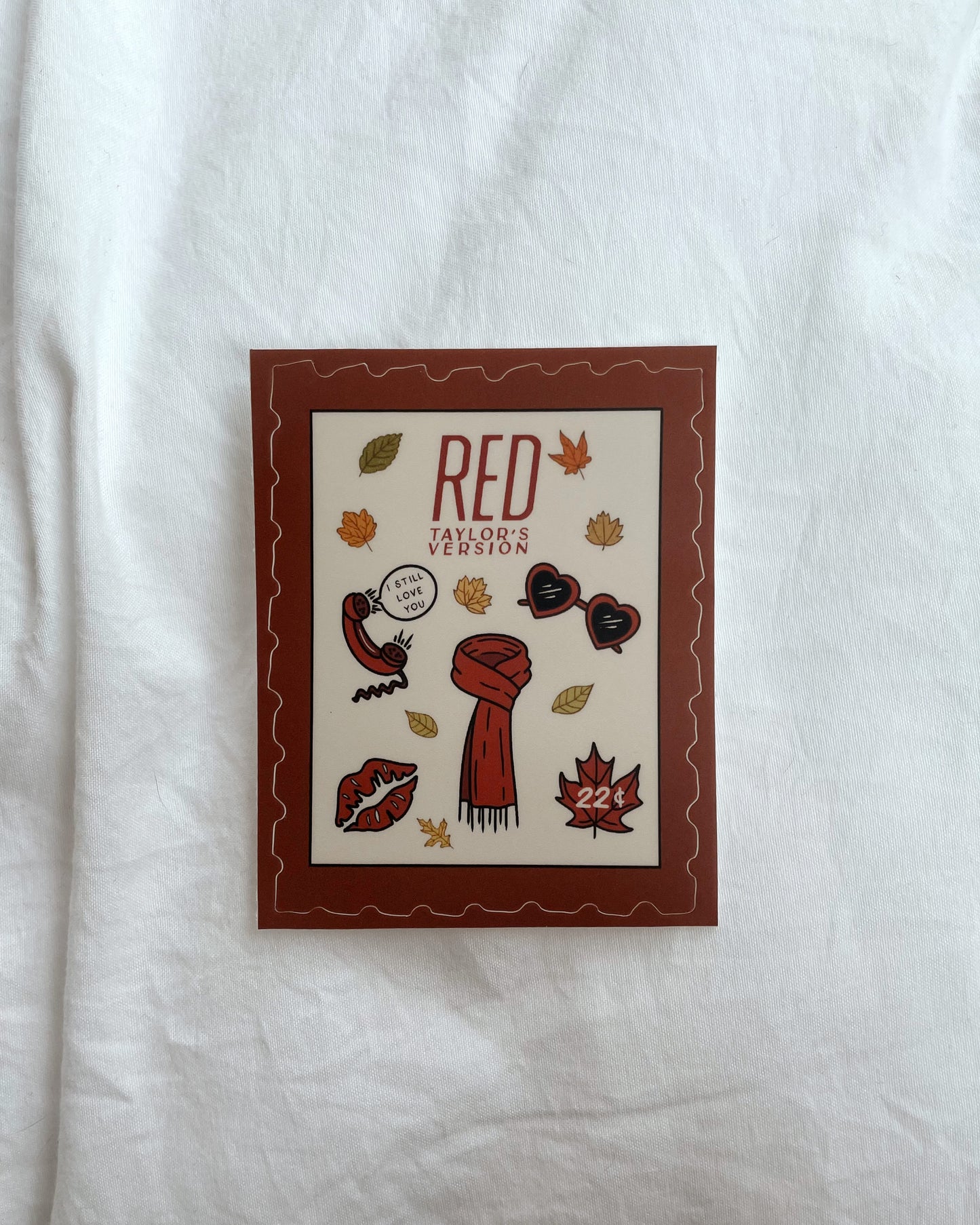 Red Stamp Sticker *MISPRINT*