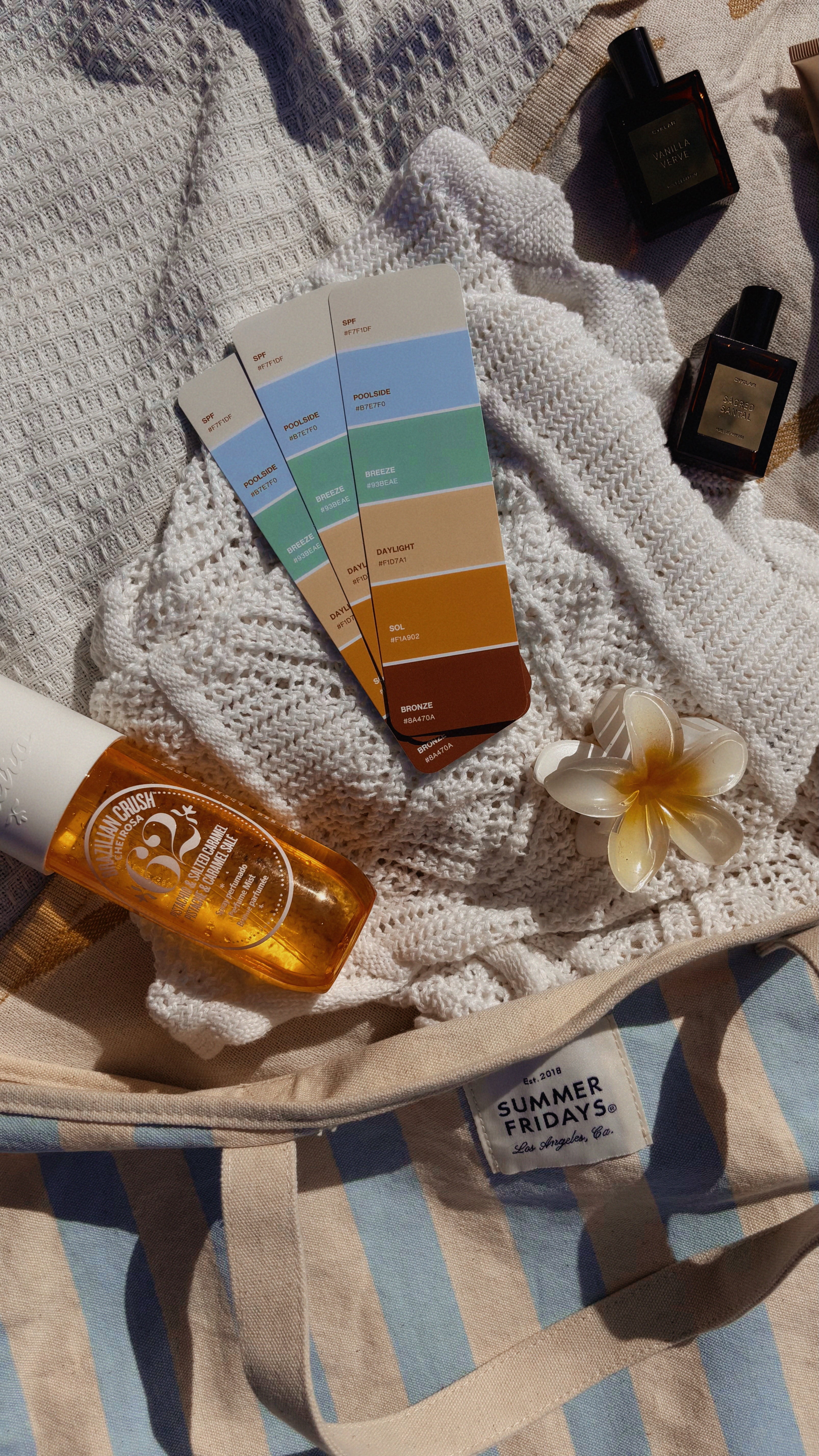 Summer Paint Swatch Bookmark