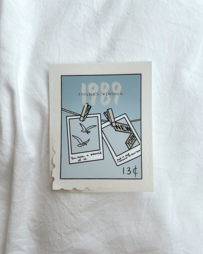 1989 Stamp Sticker *MISPRINT*