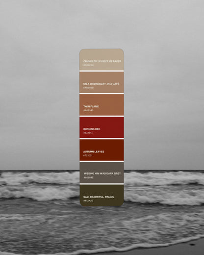 Red Era Paint Swatch Bookmark
