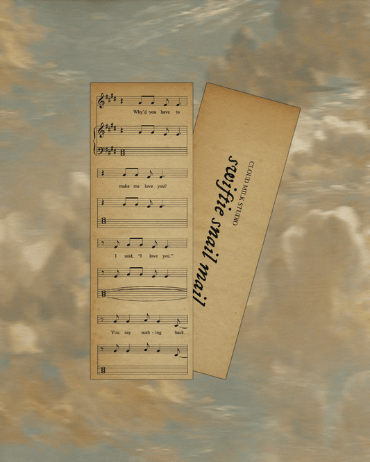 Say Don't Go Bookmark