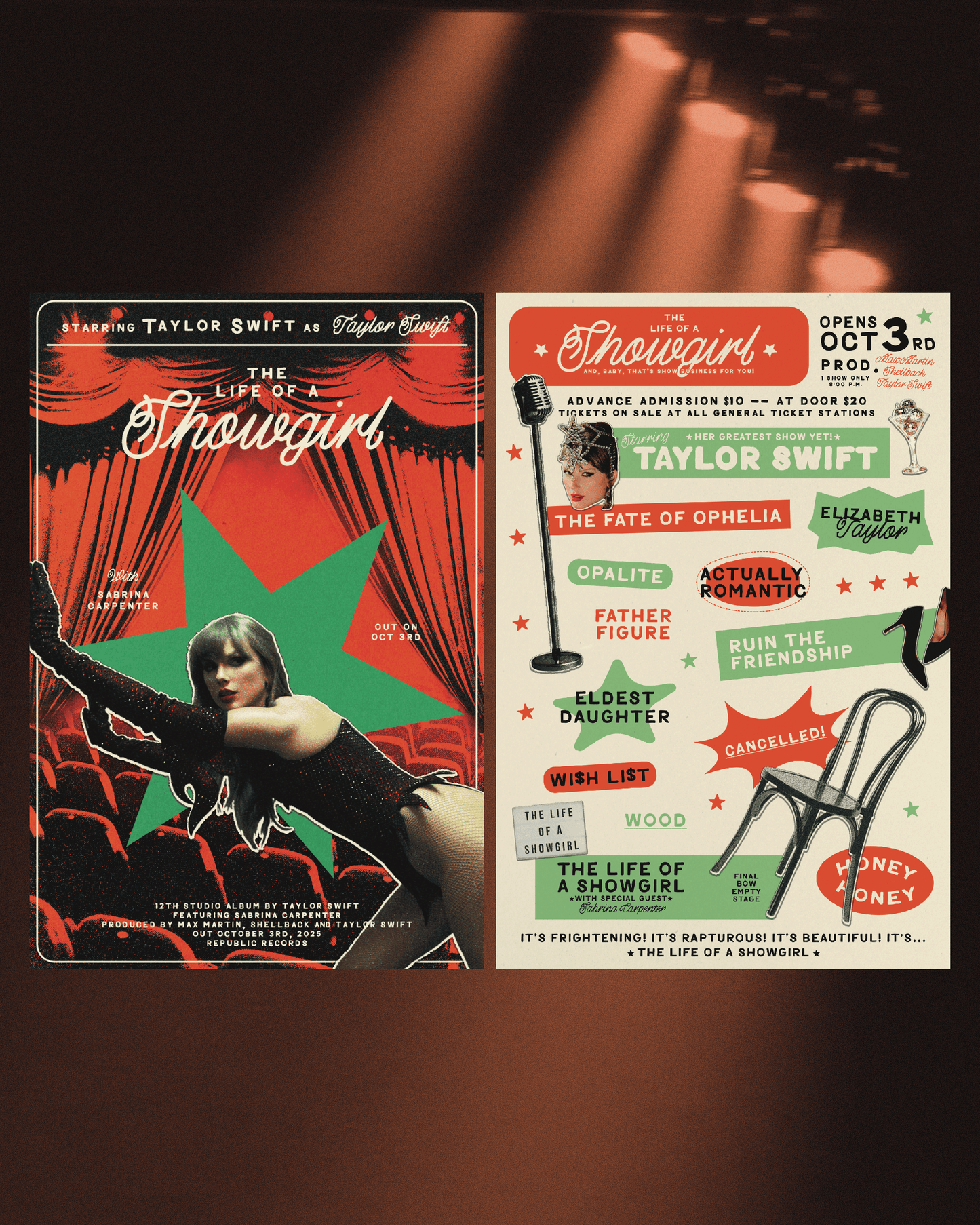 Showgirl Reversible Art Print
