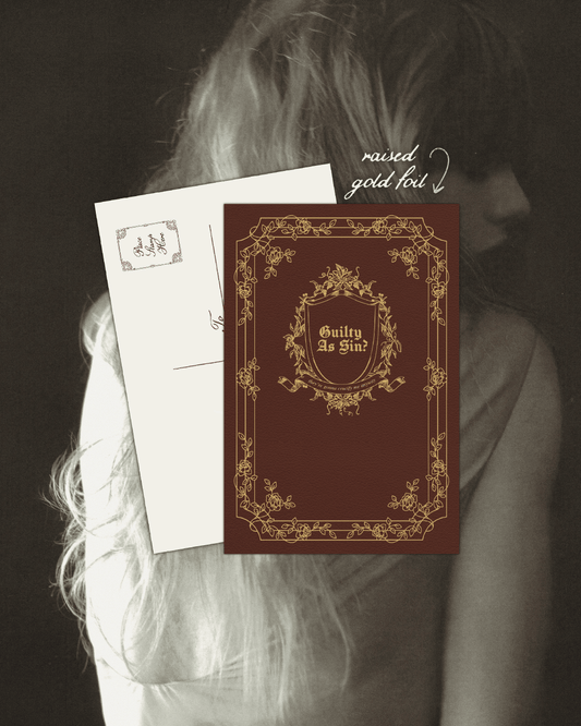 Guilty As Sin? Postcard