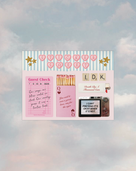 Death By A Thousand Cuts Sticker Sheet