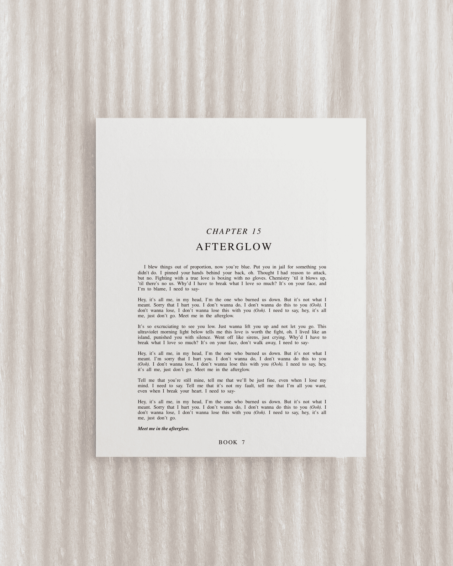 The Lover Chapter Art Prints