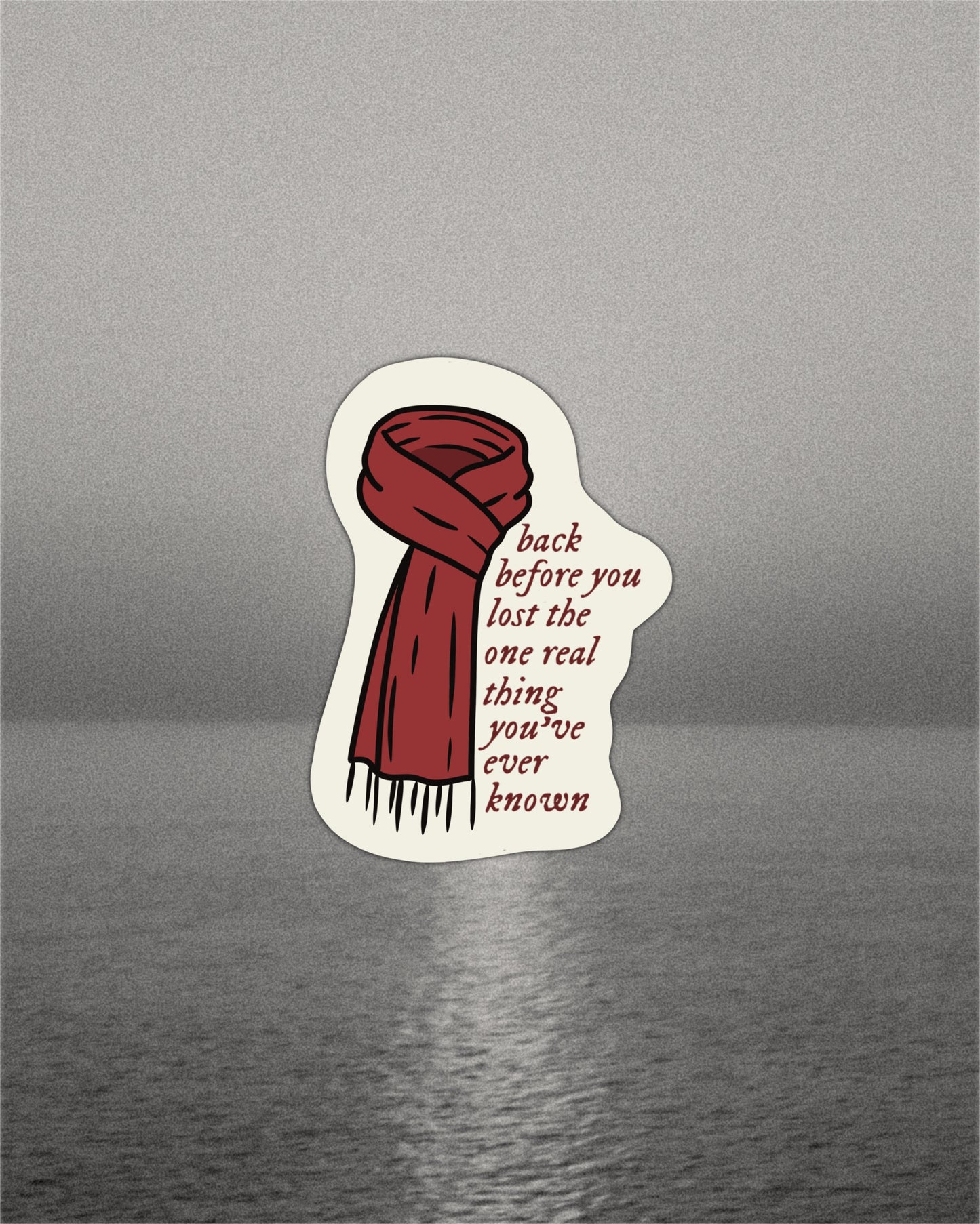 All Too Well Scarf Sticker