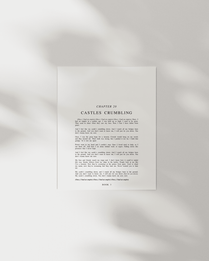 The Speak Now Chapter Art Prints