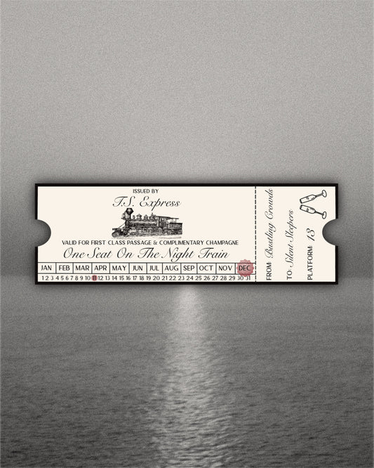 Champagne Problems Night Train Bookmark