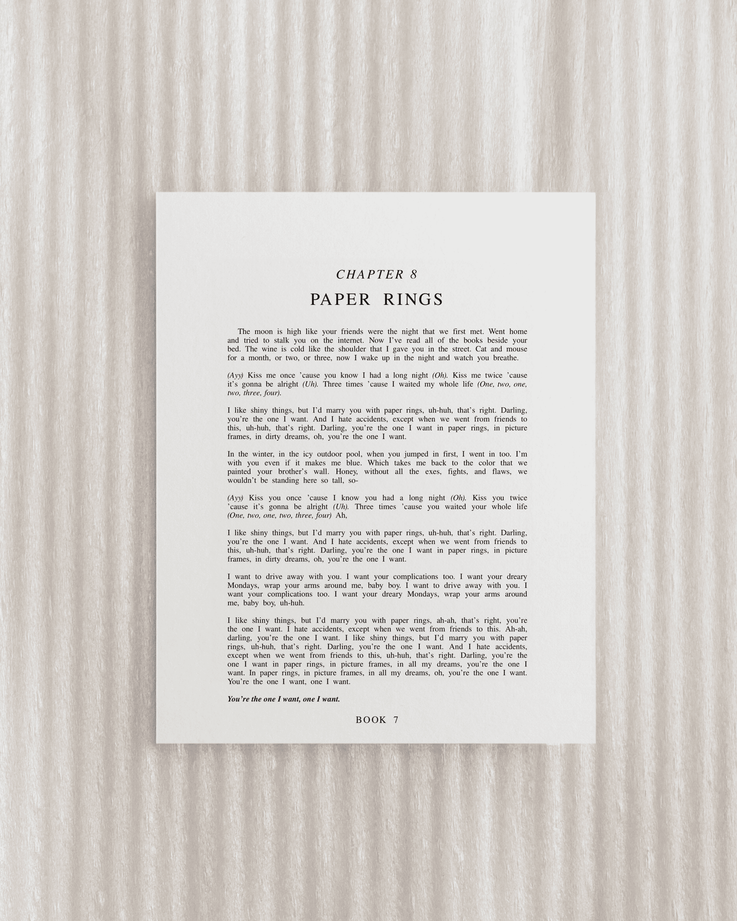 The Lover Chapter Art Prints