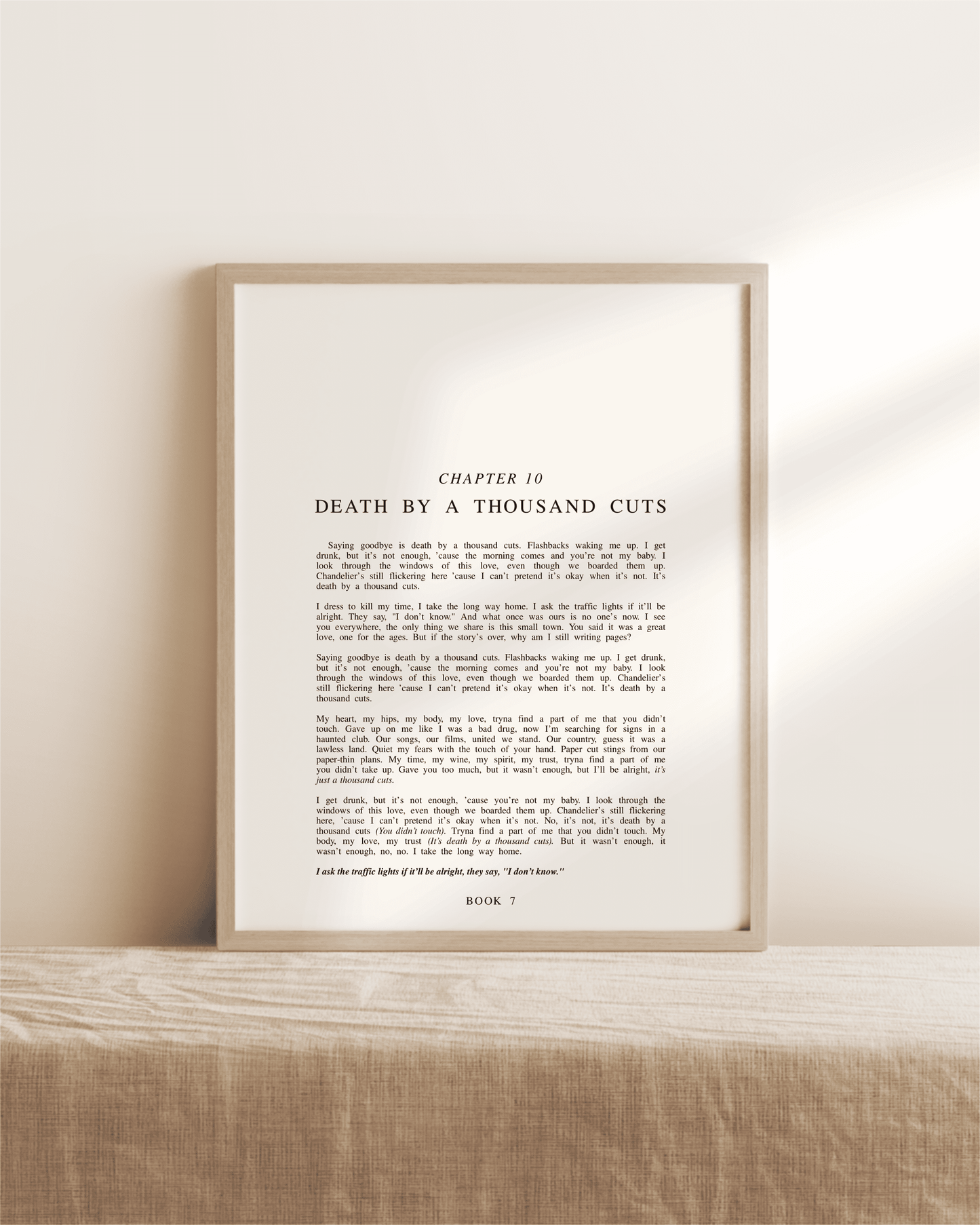 The Lover Chapter Art Prints