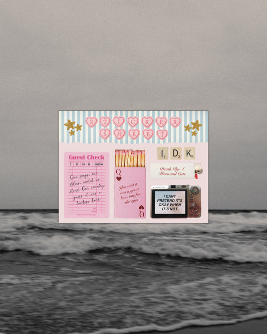 Death By A Thousand Cuts Sticker Sheet