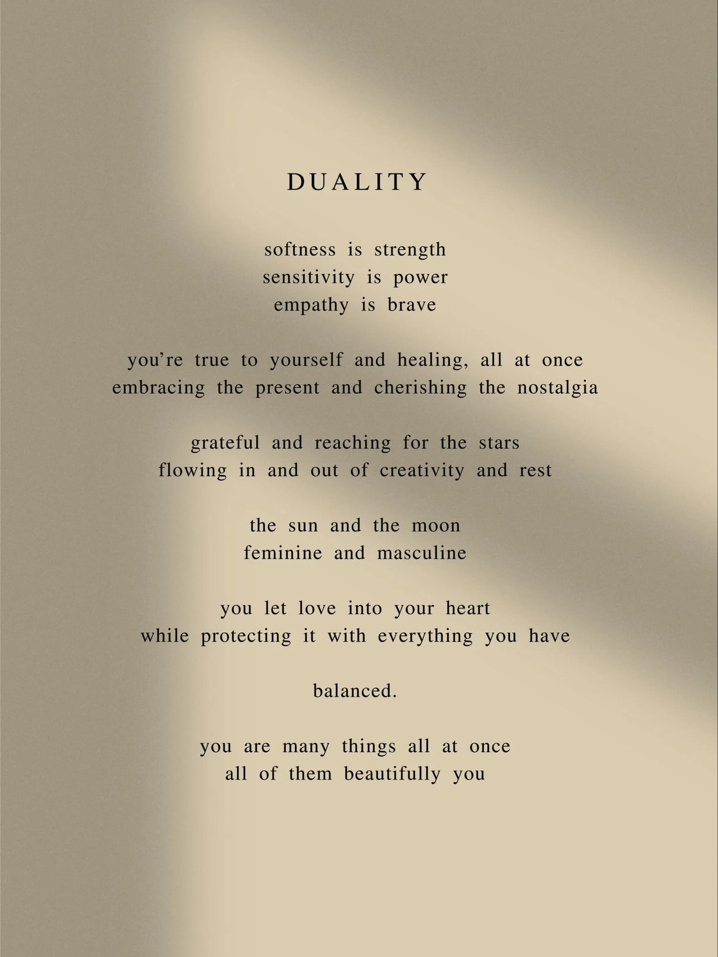 "Duality" Art Print
